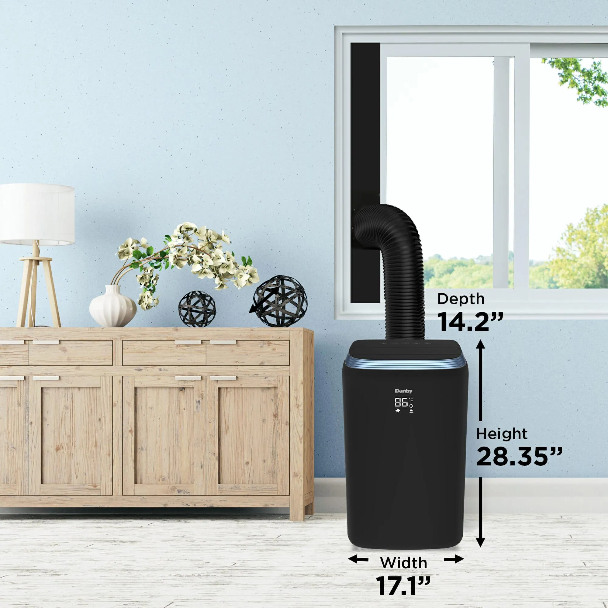 Danby DPA080E3BDB6 Danby 12.500 Btu (8.000 Sacc) 3-In-1 Portable Ac