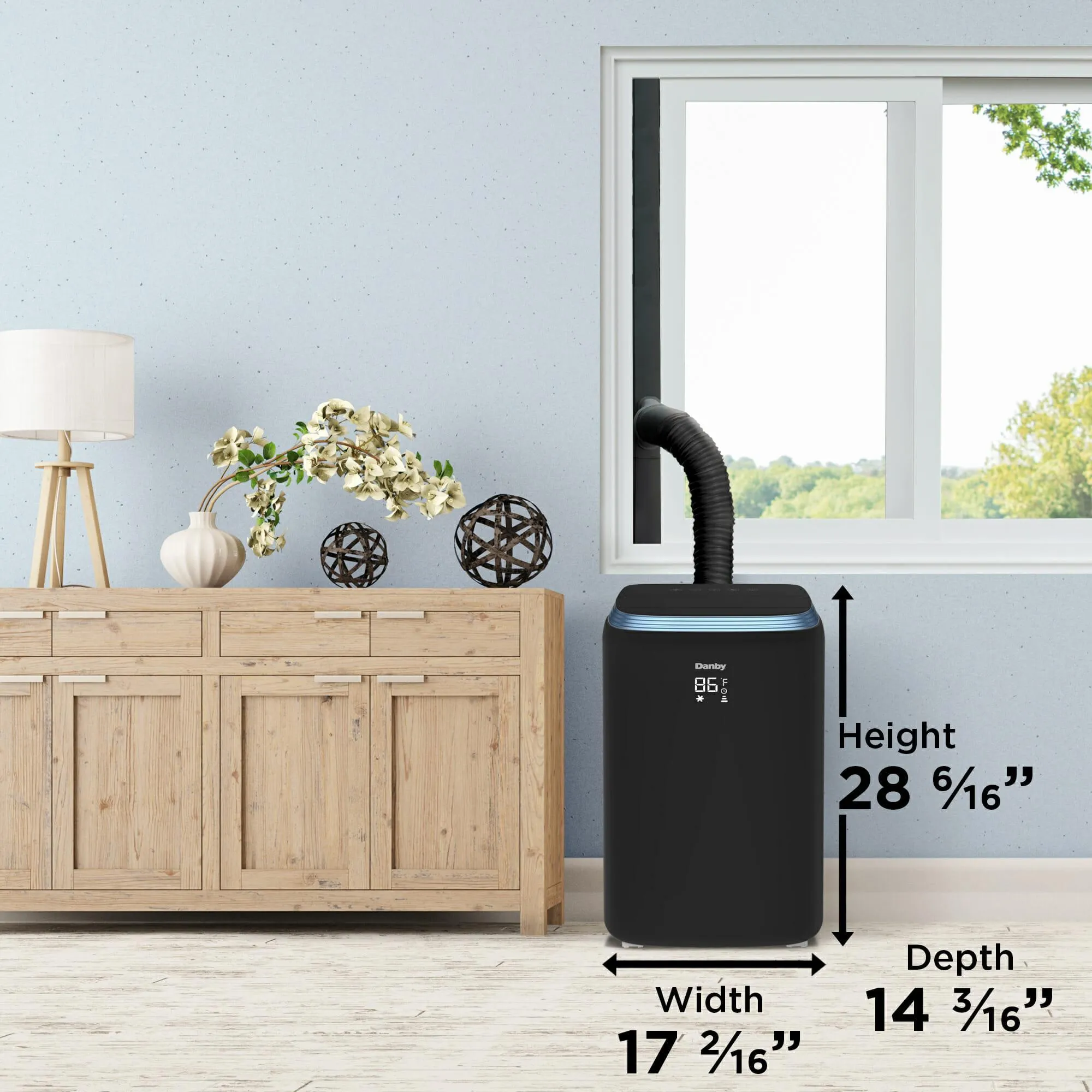 Danby DPA080HE3BDB6 Danby 12.500 Btu (8.000 Sacc) Portable Ac