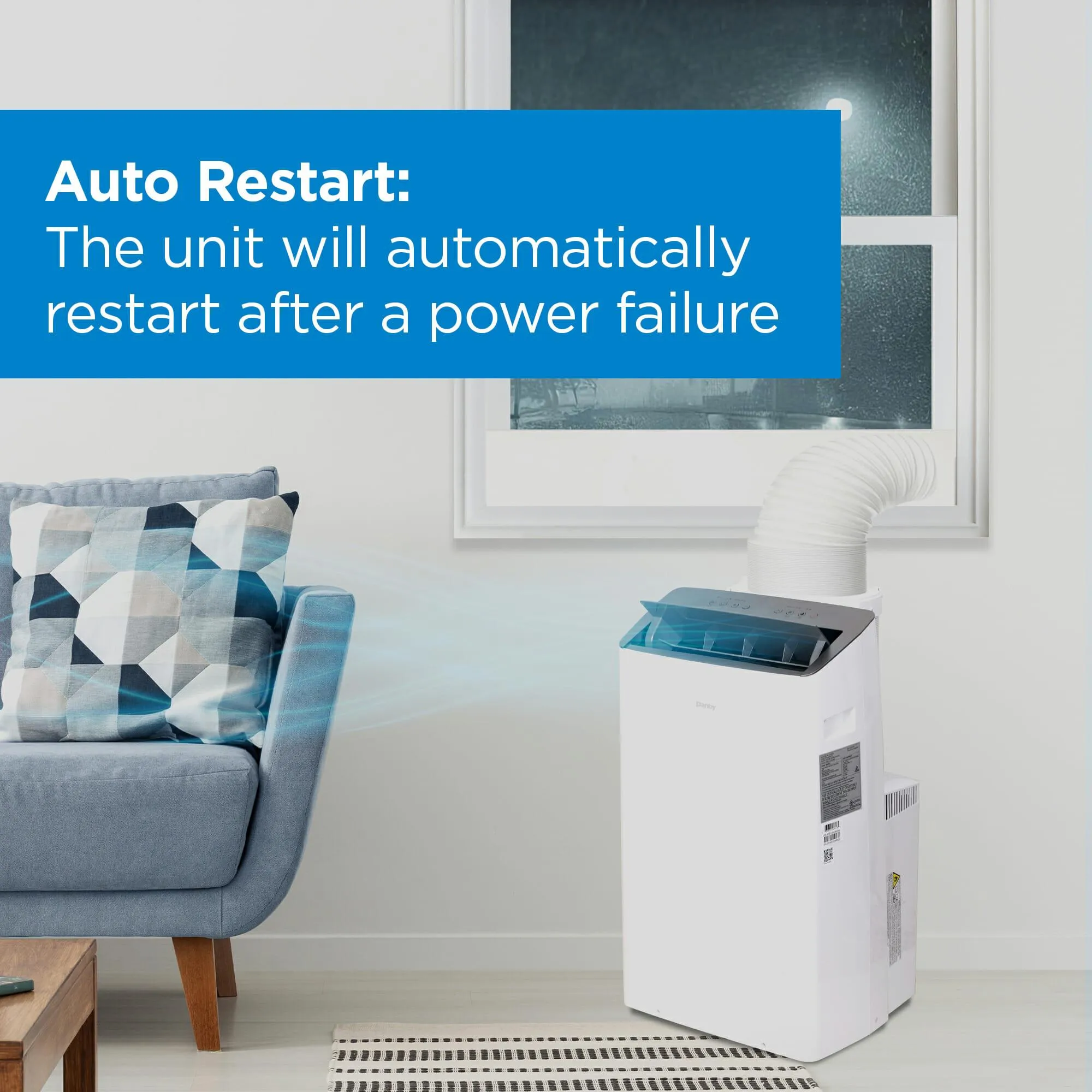 Danby DPA120B9IWDB6 Danby 14.000 Btu (12.000 Sacc) 3-In-1 Inverter Portable Ac