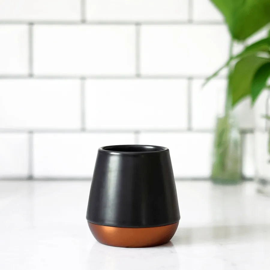 Fellow - Joey Double Wall Ceramic Mugs - Matte Black. Matte White