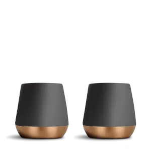 Fellow - Joey Double Wall Ceramic Mugs - Matte Black. Matte White