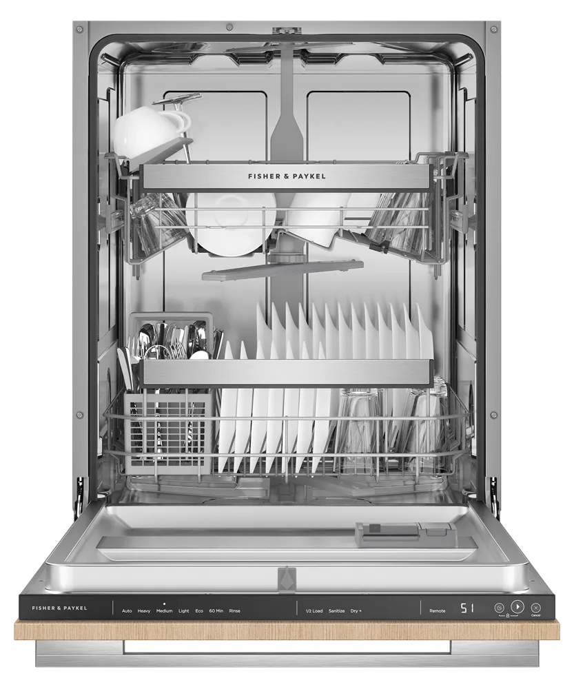 Fisher & Paykel DW24UT2I2 Integrated Dishwasher. Tall. Sanitize