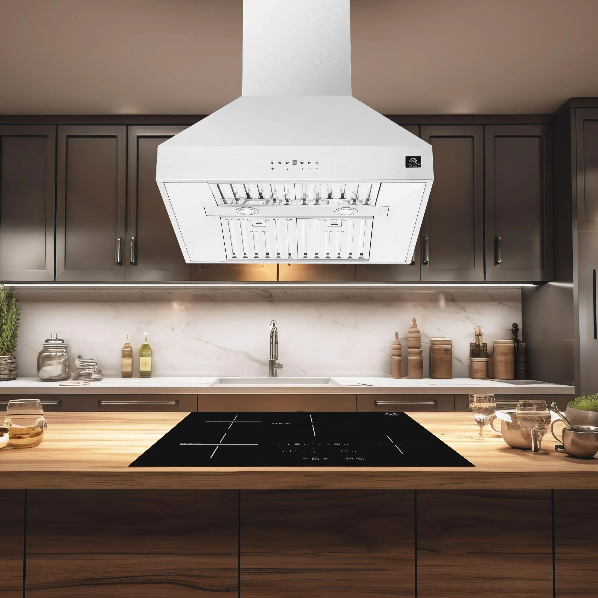 Forno FRHIS512930 Coppito 30'' Island Range Hood