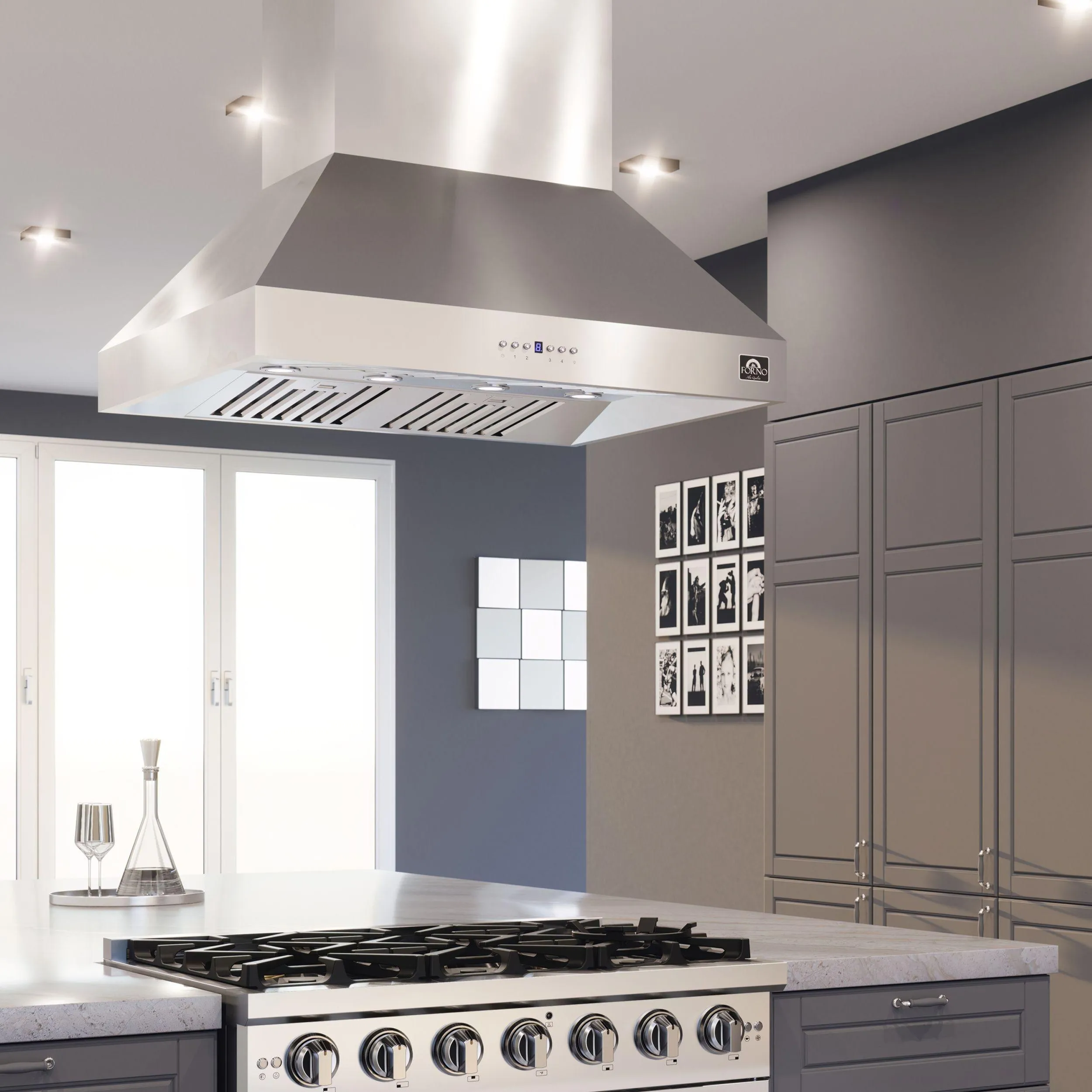 Forno FRHIS512936 Coppito 36'' Island Range Hood