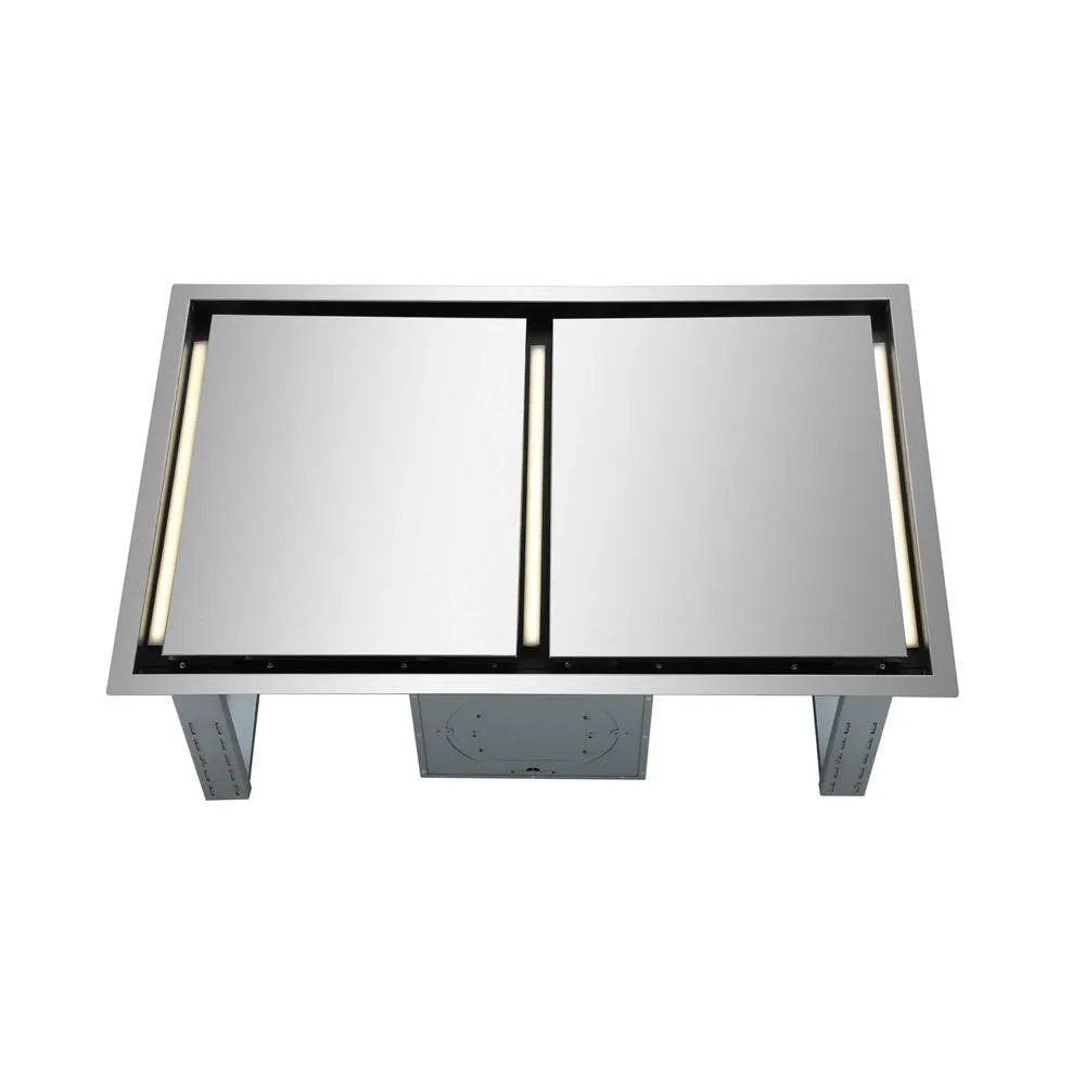 Forno FRHRE531244 Arezzo - 44 Celling Range Hood With Perimetric Heat. Odor. Gases And Steam Air Capture