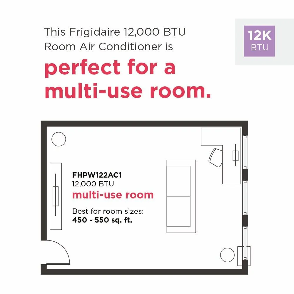 Frigidaire FHPW122AC1 Frigidaire 12.000 Btu 3&#8482;In-1 Portable Room Air Conditioner