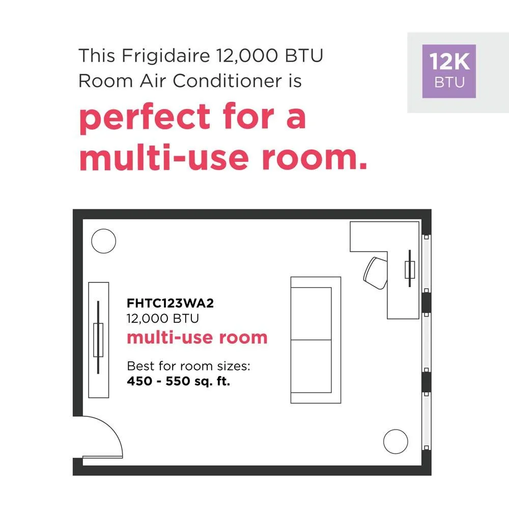Frigidaire FHTC123WA2 Frigidaire 12.000 Btu Built-In Room Air Conditioner