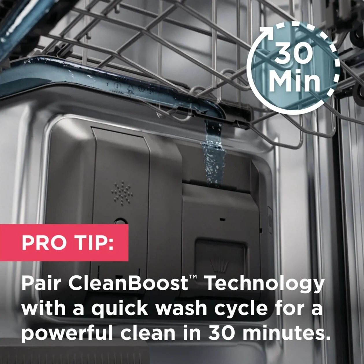 Frigidaire PDSH4816AF Frigidaire Professional 24 Stainless Steel Tub Built-In Dishwasher With Cleanboost&#8482;