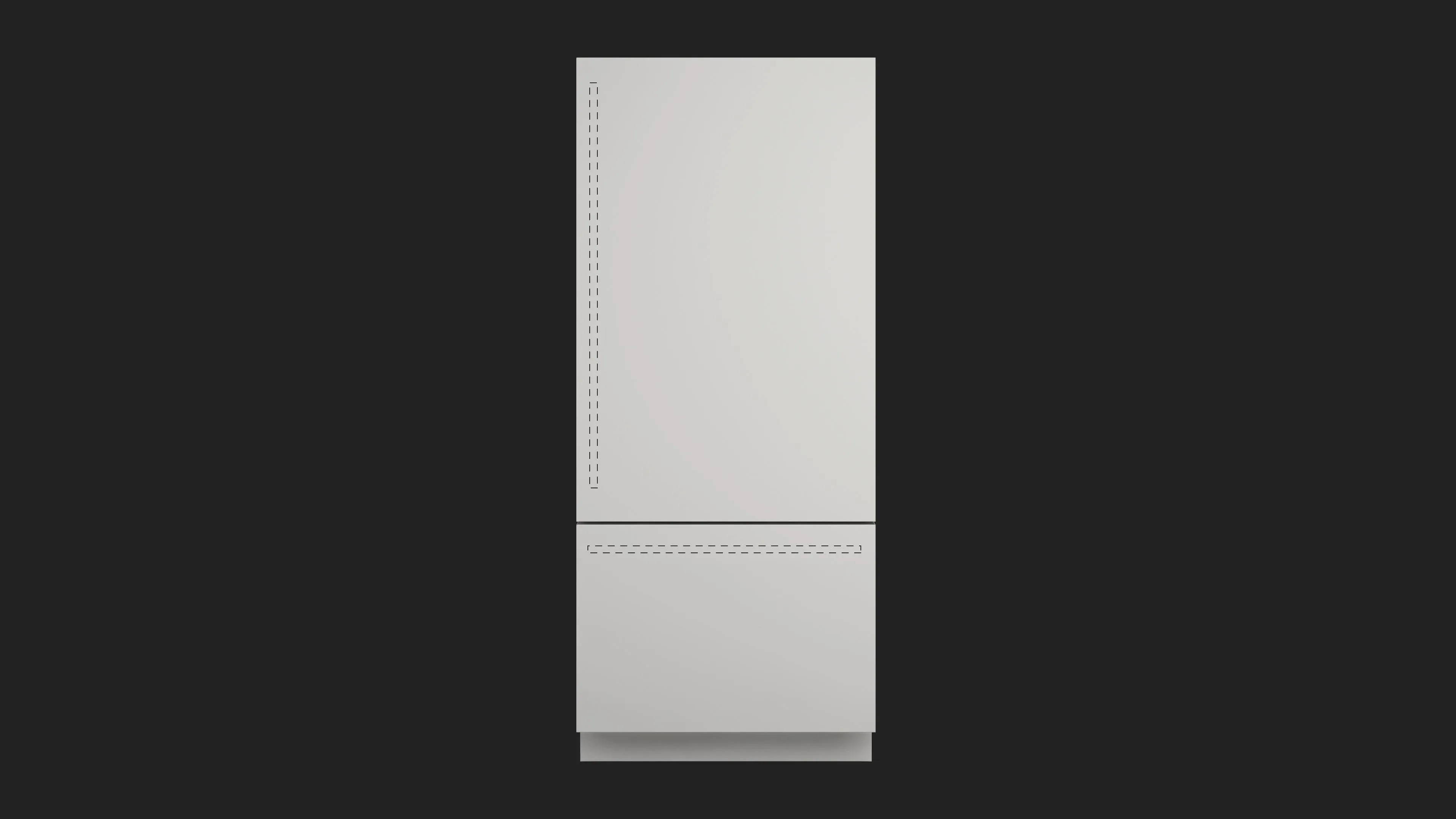 Fulgor Milano F7IBM36O2L 36 Overlay Built-In Fridge - Left Hinge