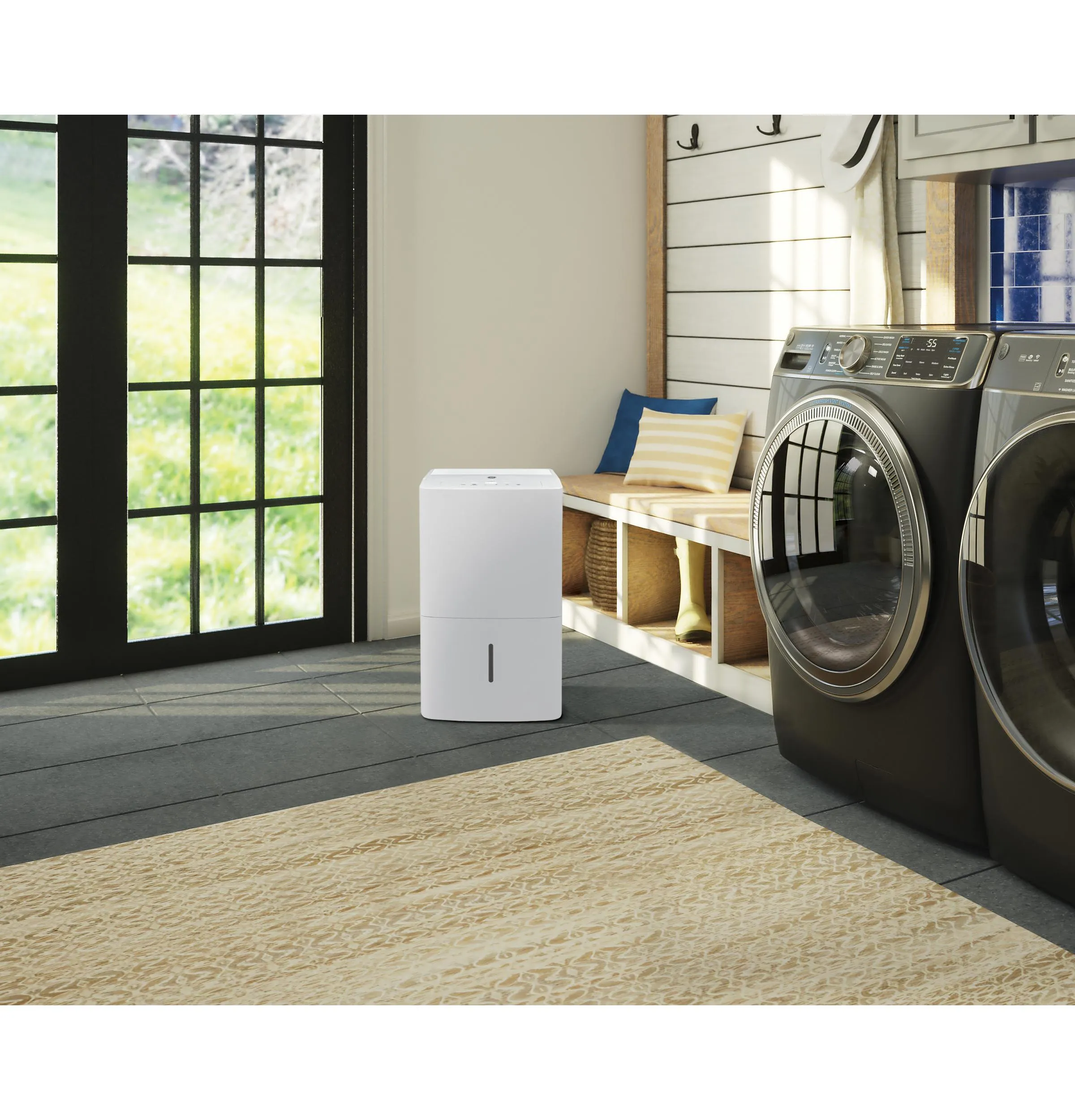 Ge Appliances ADEW35LZ Ge Energy Star 35 Pint Portable Dehumidifier For Very Damp Spaces