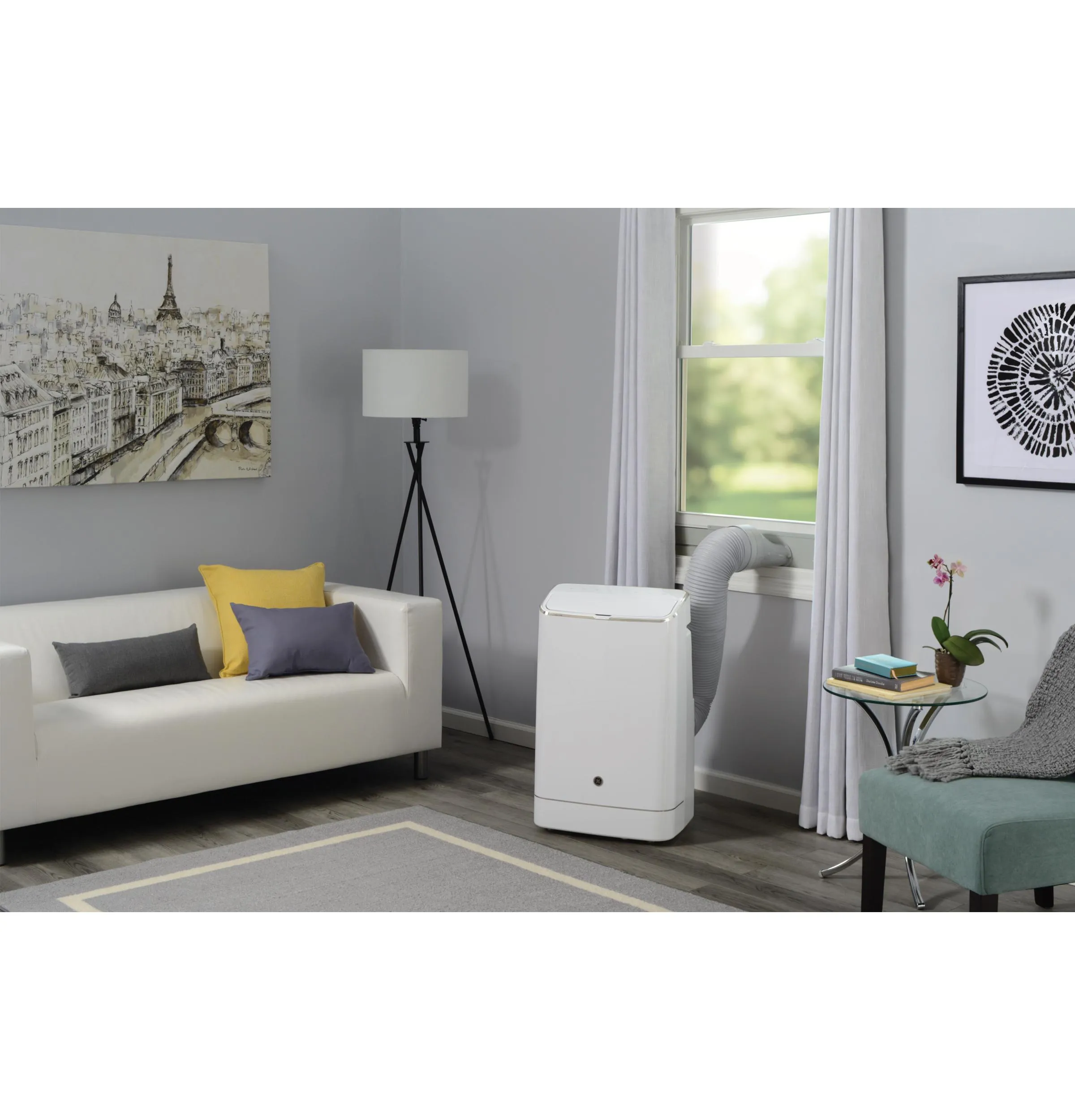 Ge Appliances APCA14YBMW Ge 14.000 Btu Portable Air Conditioner For Medium Rooms Up To 550 Sq Ft. (9.850 Btu Sacc)