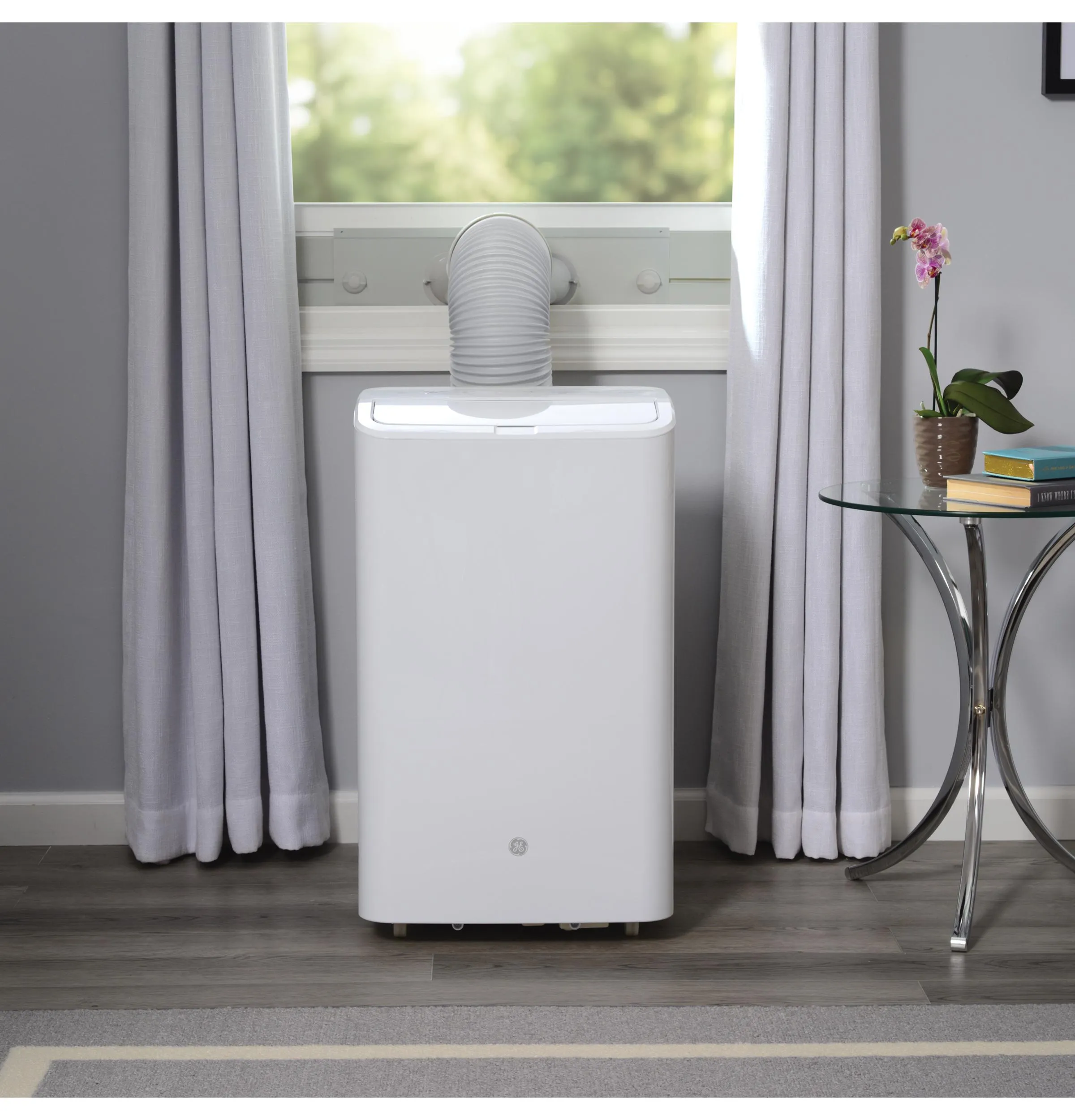 Ge Appliances APCD08JASW Ge 8.500 Btu Portable Air Conditioner With Dehumifier And Remote. White