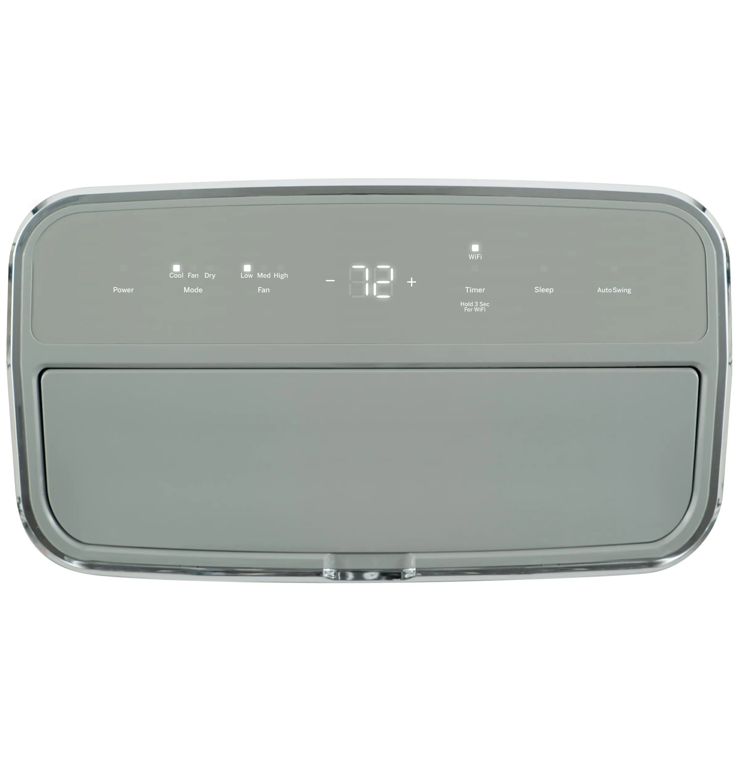 Ge Appliances APWD10JASG Ge 10.500 Btu Smart Portable Air Conditioner With Dehumidifier And Remote. Grey