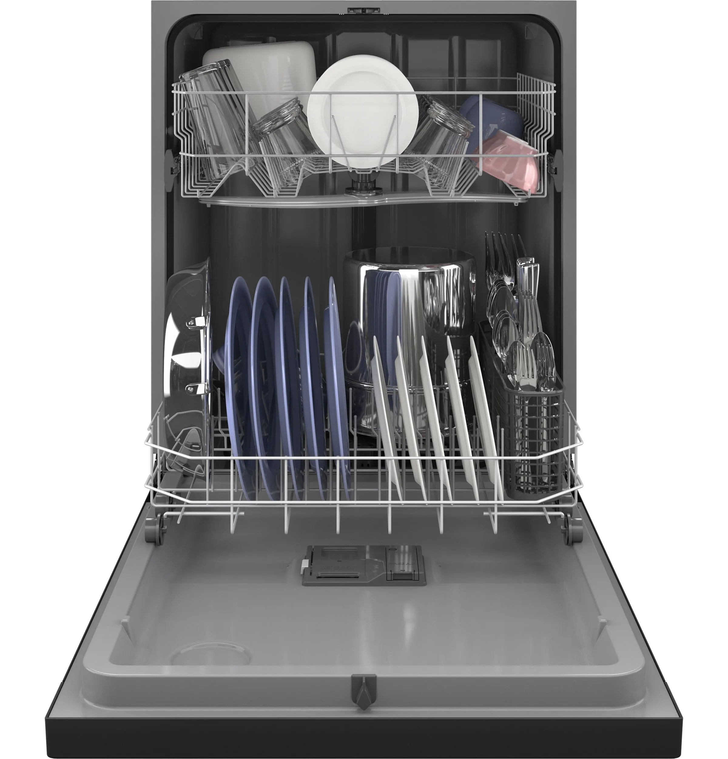 Ge Appliances GDF511PGRBB Ge Dishwasher With Front Controls With Power Cord