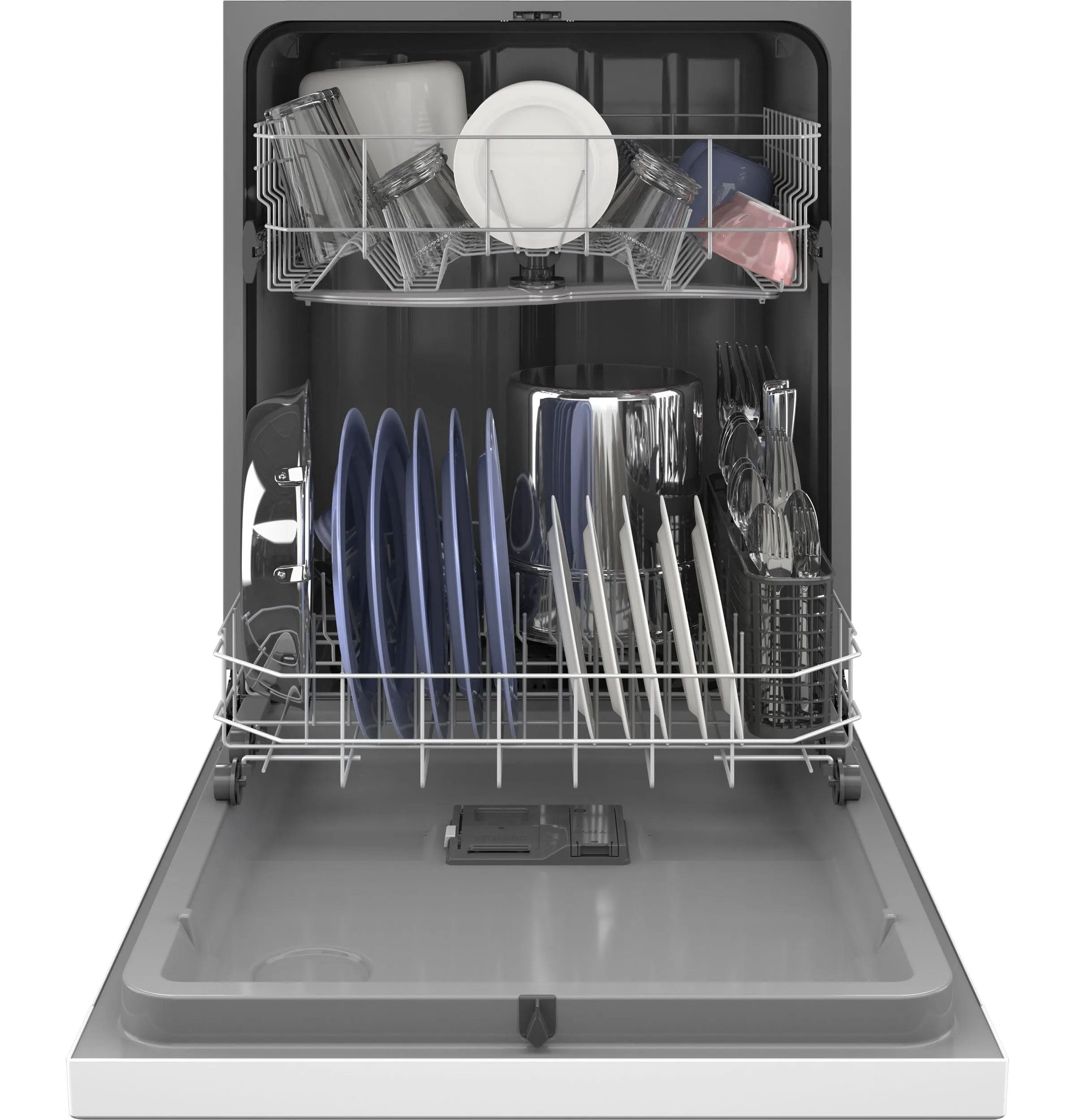 Ge Appliances GDF511PGRWW Ge Dishwasher With Front Controls With Power Cord