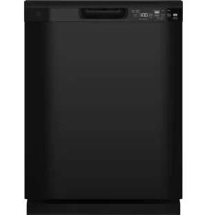 Ge Appliances GDF550PGRBB Ge Front Control With Plastic Interior Dishwasher With Sanitize Cycle & Dry Boost