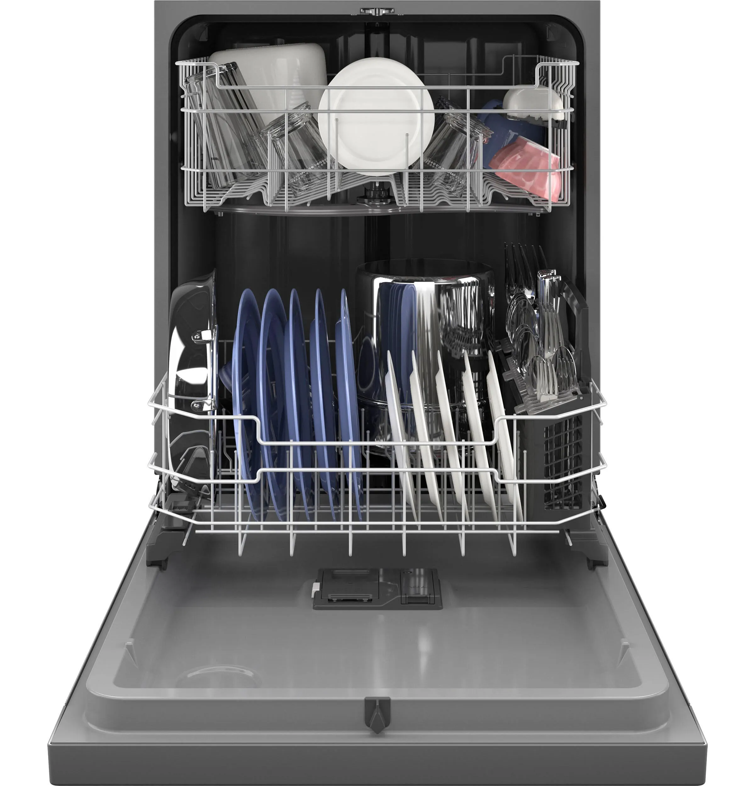 Ge Appliances GDF550PSRSS Ge Front Control With Plastic Interior Dishwasher With Sanitize Cycle & Dry Boost