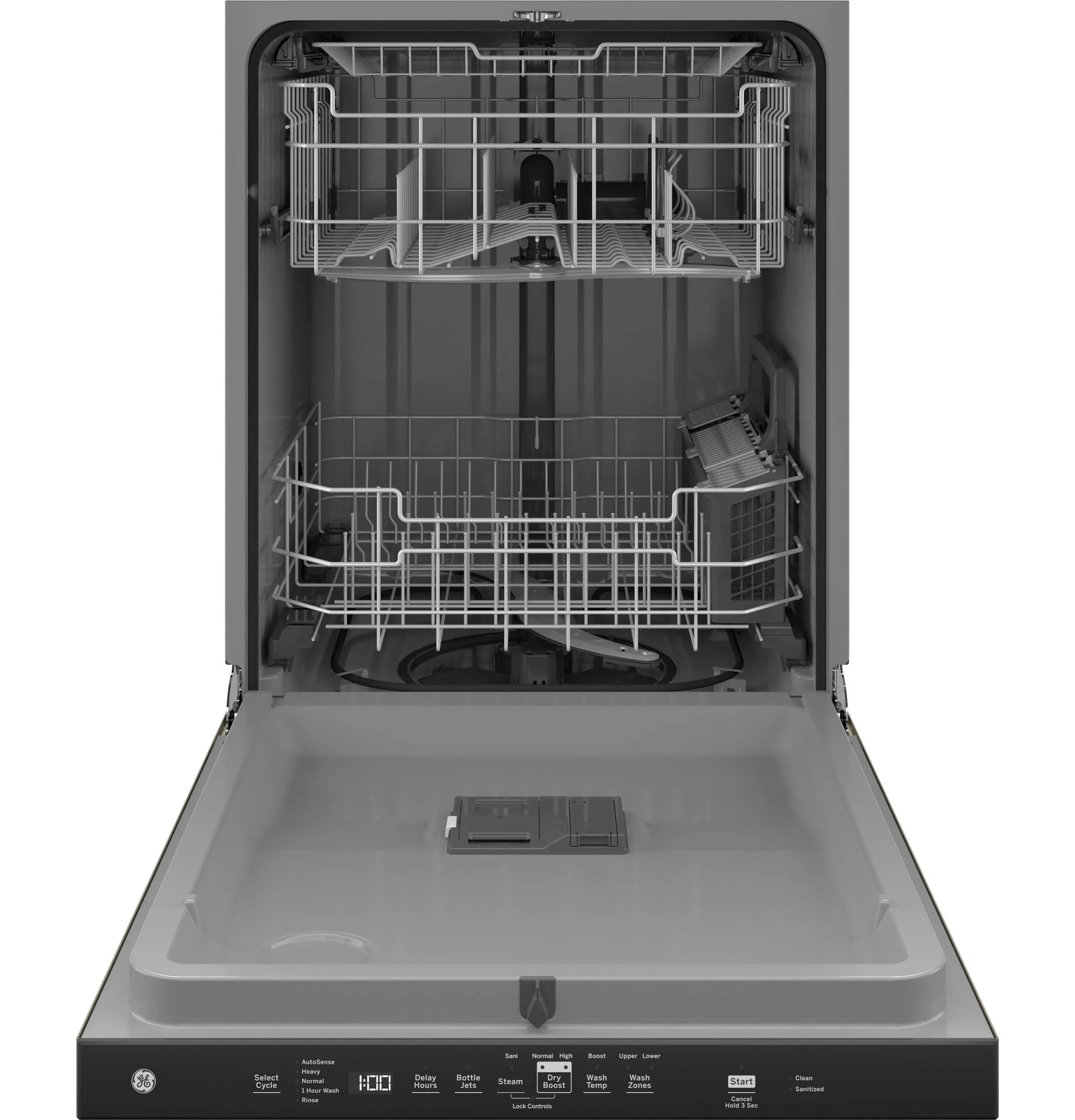 Ge Appliances GDP630PMRES Ge Top Control With Plastic Interior Dishwasher With Sanitize Cycle & Dry Boost