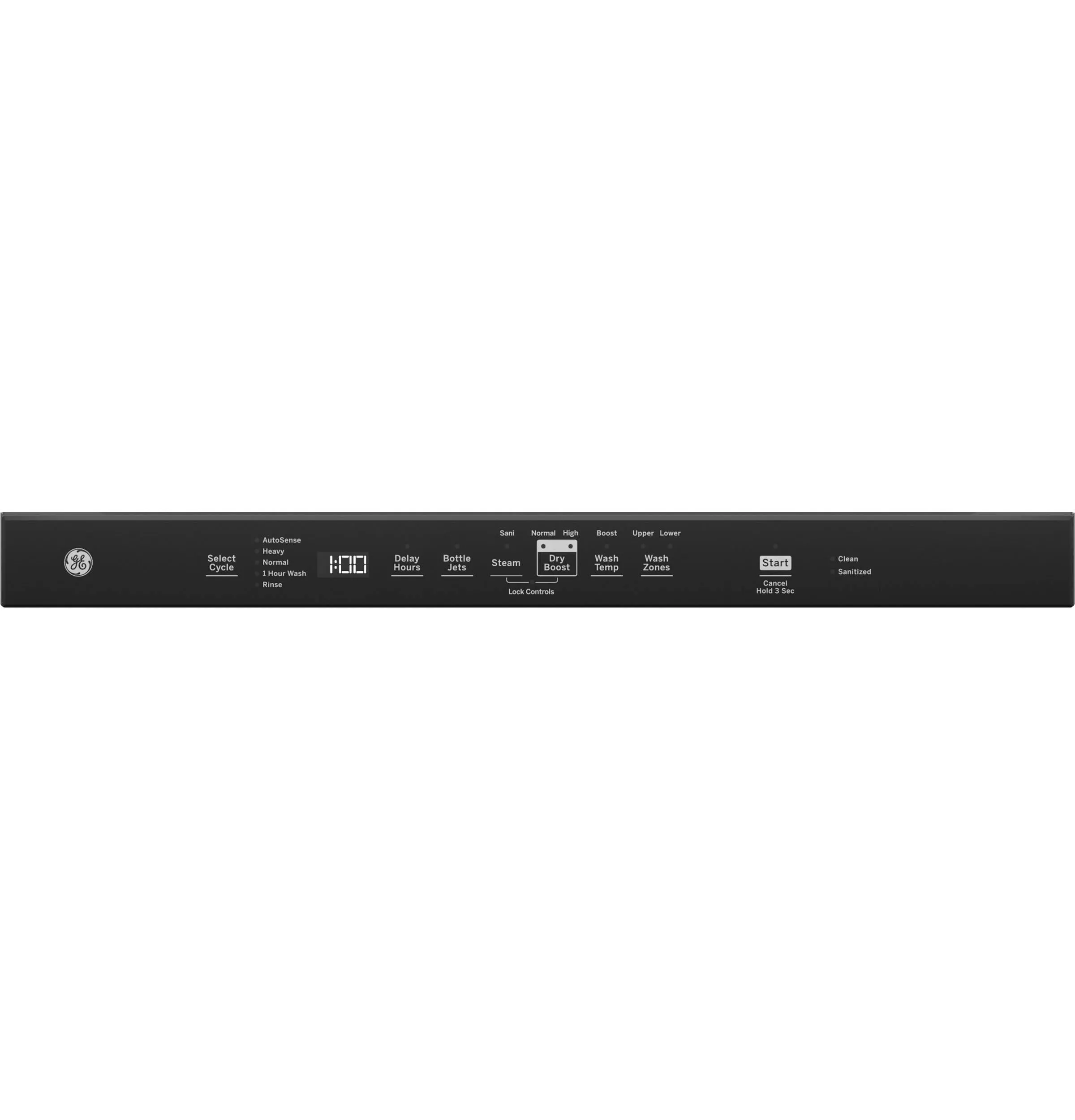 Ge Appliances GDP630PYRFS Ge Top Control With Plastic Interior Dishwasher With Sanitize Cycle & Dry Boost