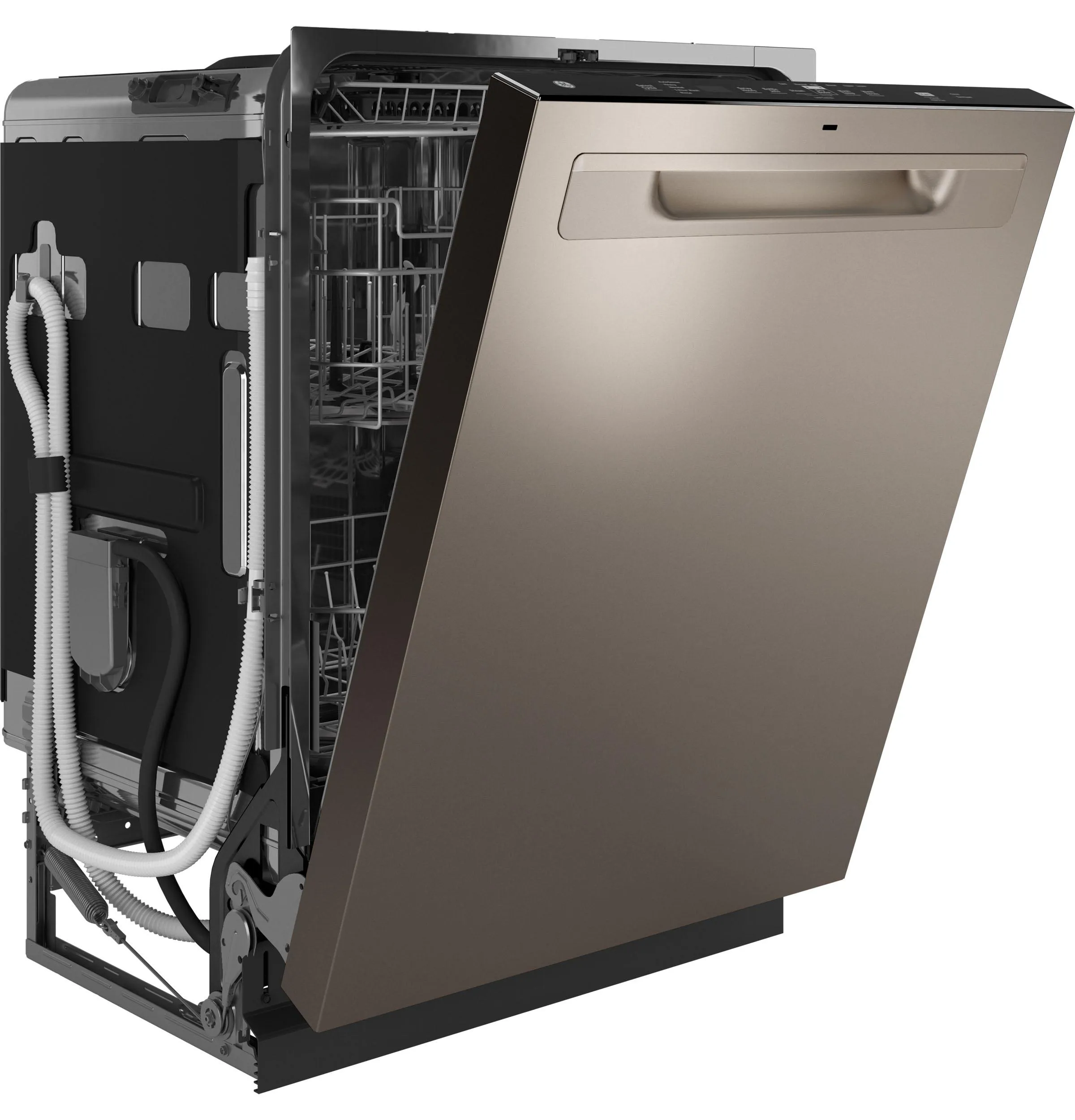 Ge Appliances GDP670SMVES Ge Fingerprint Resistant Top Control With Stainless Steel Interior Dishwasher With Sanitize Cycle