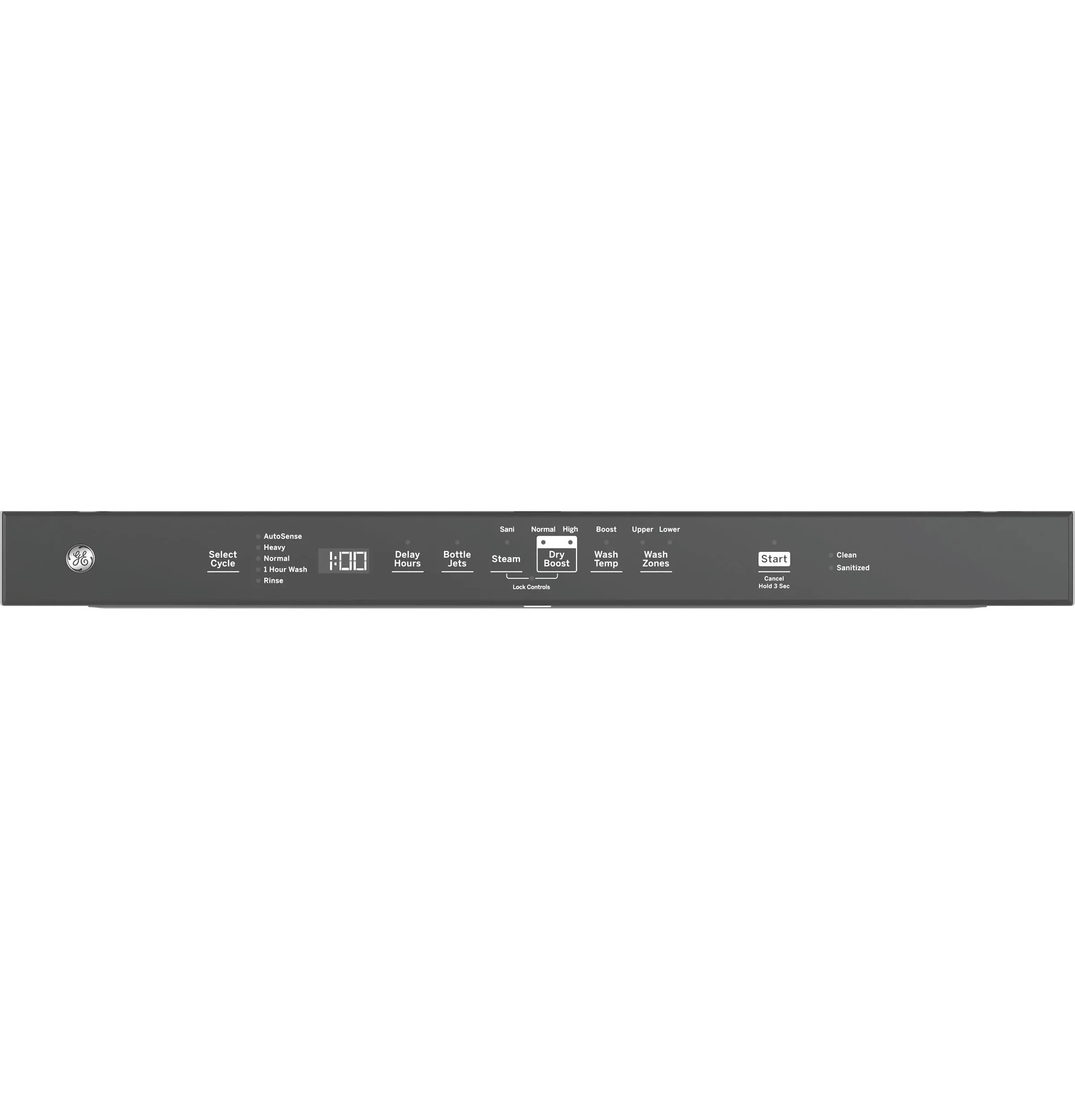 Ge Appliances GDP670SMVES Ge Fingerprint Resistant Top Control With Stainless Steel Interior Dishwasher With Sanitize Cycle