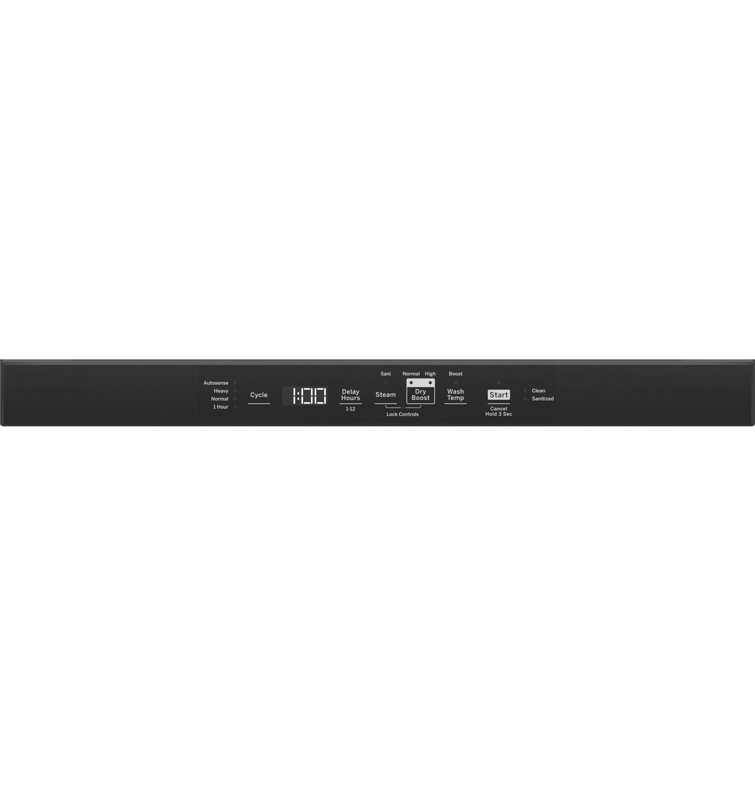 Ge Appliances GDT550PGRBB Ge Top Control With Plastic Interior Dishwasher With Sanitize Cycle & Dry Boost