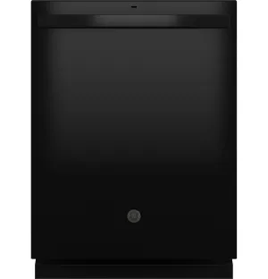Ge Appliances GDT550PGRBB Ge Top Control With Plastic Interior Dishwasher With Sanitize Cycle & Dry Boost