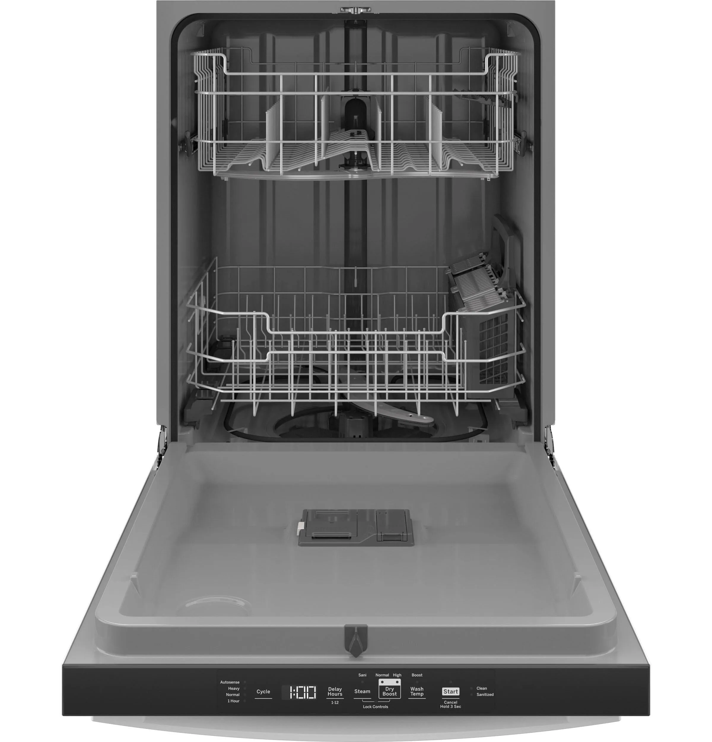 Ge Appliances GDT550PGRWW Ge Top Control With Plastic Interior Dishwasher With Sanitize Cycle & Dry Boost