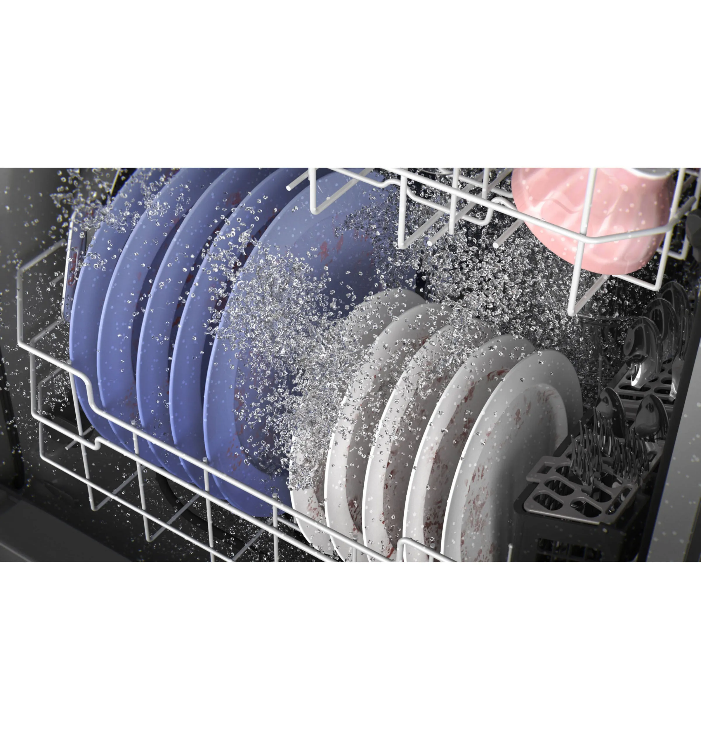 Ge Appliances GDT550PMRES Ge Top Control With Plastic Interior Dishwasher With Sanitize Cycle & Dry Boost
