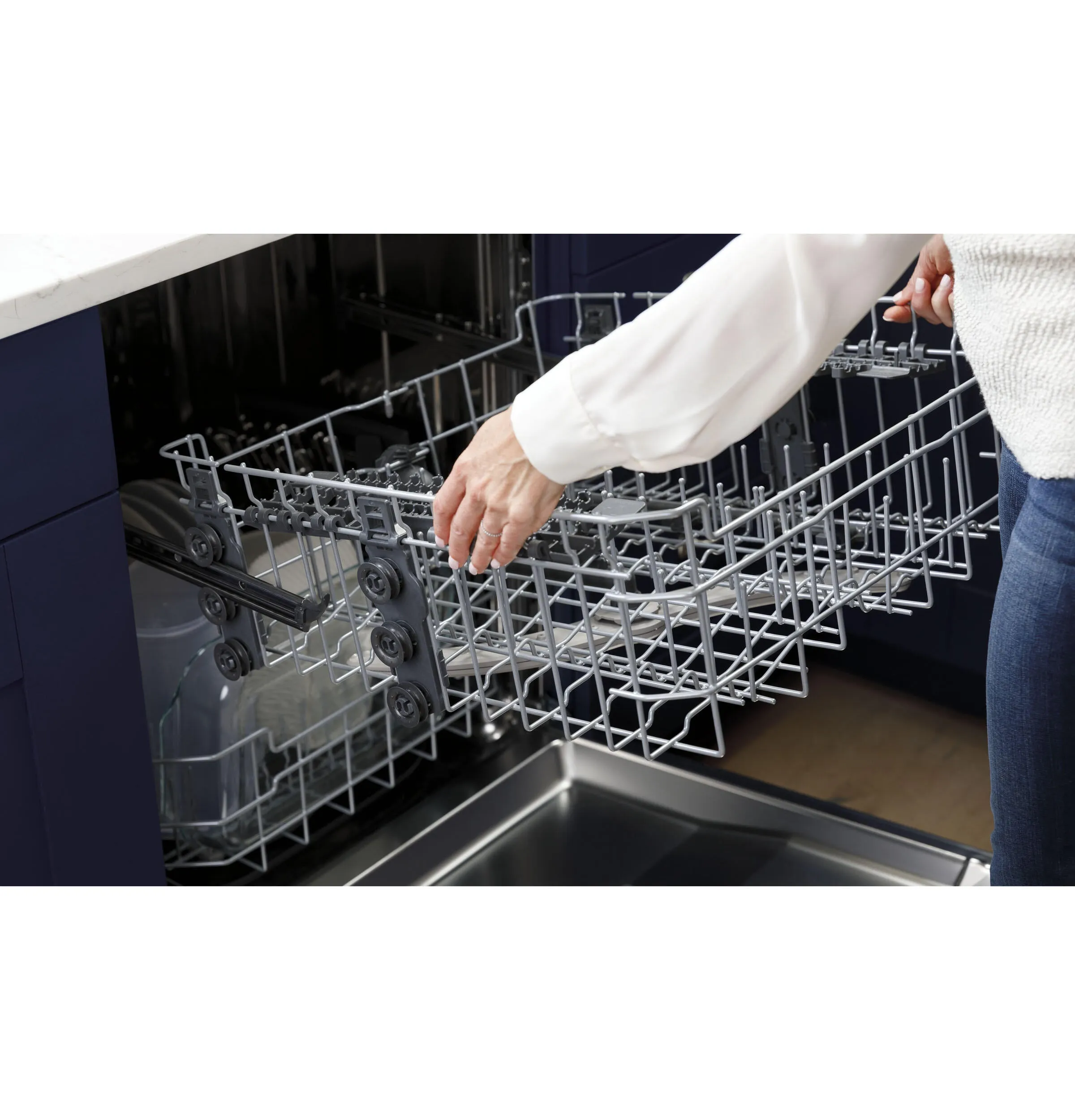 Ge Appliances GDT550PMRES Ge Top Control With Plastic Interior Dishwasher With Sanitize Cycle & Dry Boost