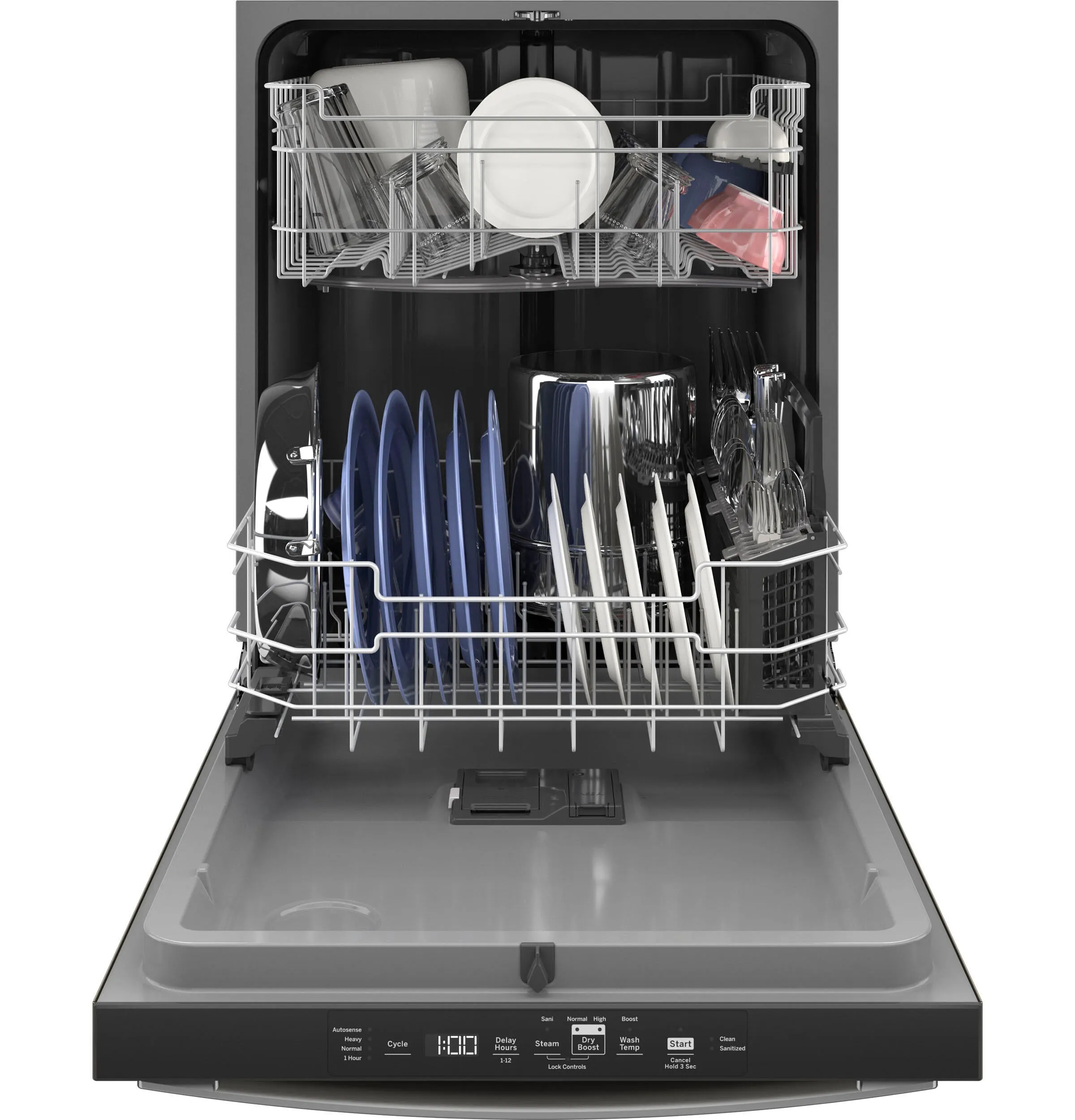 Ge Appliances GDT550PMRES Ge Top Control With Plastic Interior Dishwasher With Sanitize Cycle & Dry Boost