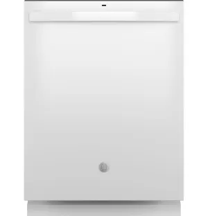 Ge Appliances GDT630PGRWW Ge Top Control With Plastic Interior Dishwasher With Sanitize Cycle & Dry Boost