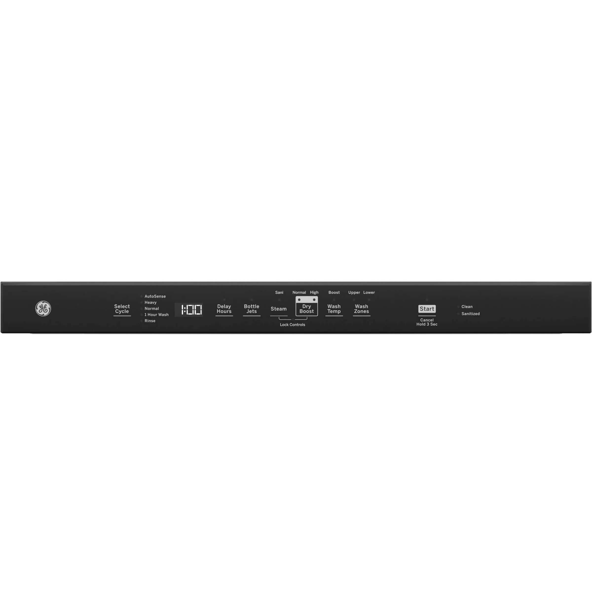 Ge Appliances GDT630PGRWW Ge Top Control With Plastic Interior Dishwasher With Sanitize Cycle & Dry Boost