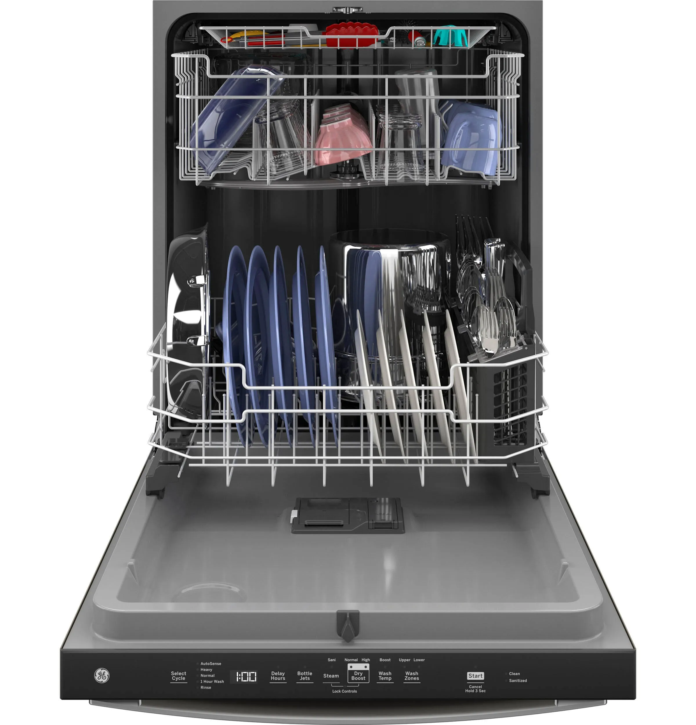 Ge Appliances GDT630PMRES Ge Top Control With Plastic Interior Dishwasher With Sanitize Cycle & Dry Boost
