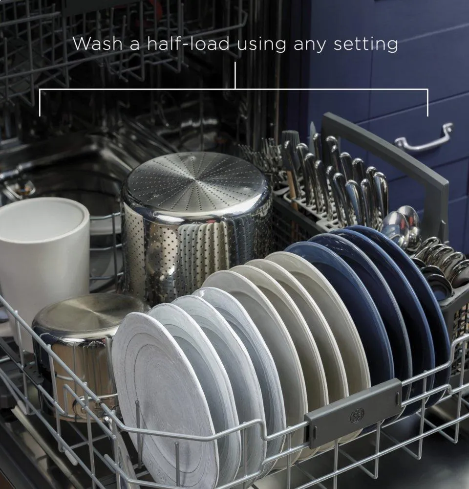 Ge Appliances GDT630PYMFS Ge Fingerprint Resistant Top Control With Plastic Interior Dishwasher With Sanitize Cycle & Dry Boost