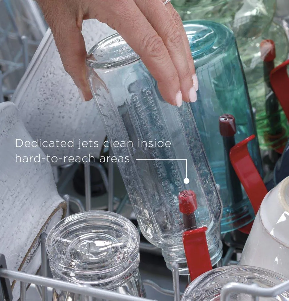 Ge Appliances GDT630PYMFS Ge Fingerprint Resistant Top Control With Plastic Interior Dishwasher With Sanitize Cycle & Dry Boost