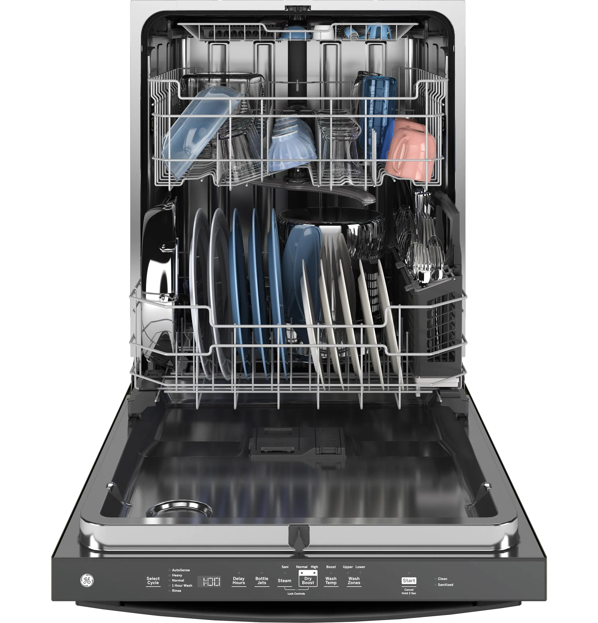 Ge Appliances GDT670SGVBB Ge Top Control With Stainless Steel Interior Dishwasher With Sanitize Cycle