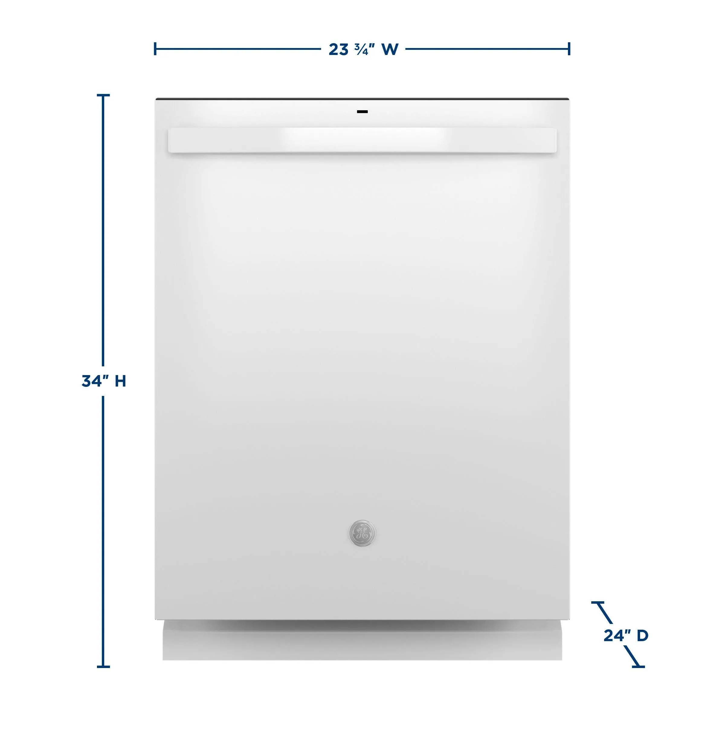 Ge Appliances GDT670SGVWW Ge Top Control With Stainless Steel Interior Dishwasher With Sanitize Cycle