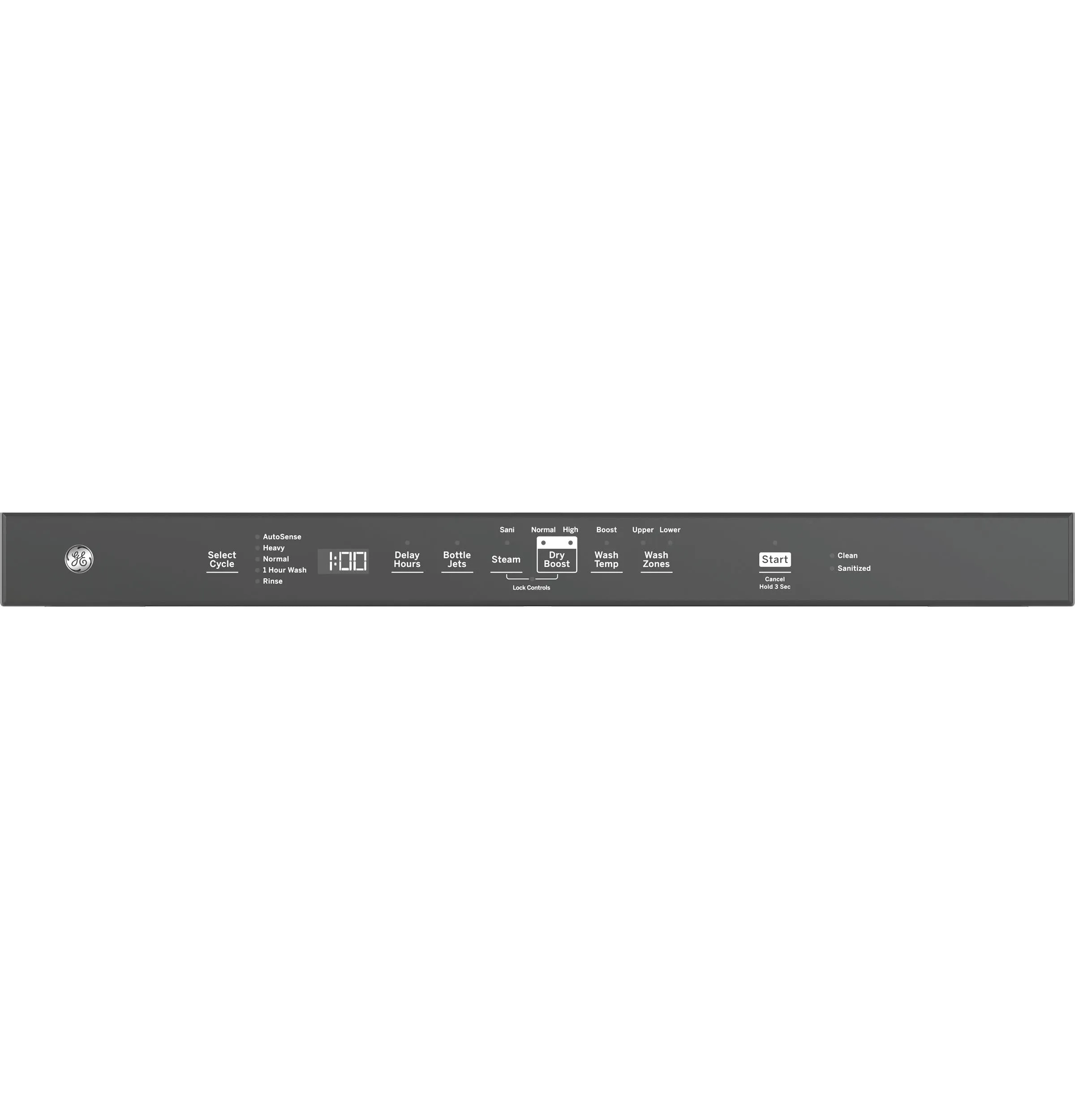 Ge Appliances GDT670SGVWW Ge Top Control With Stainless Steel Interior Dishwasher With Sanitize Cycle
