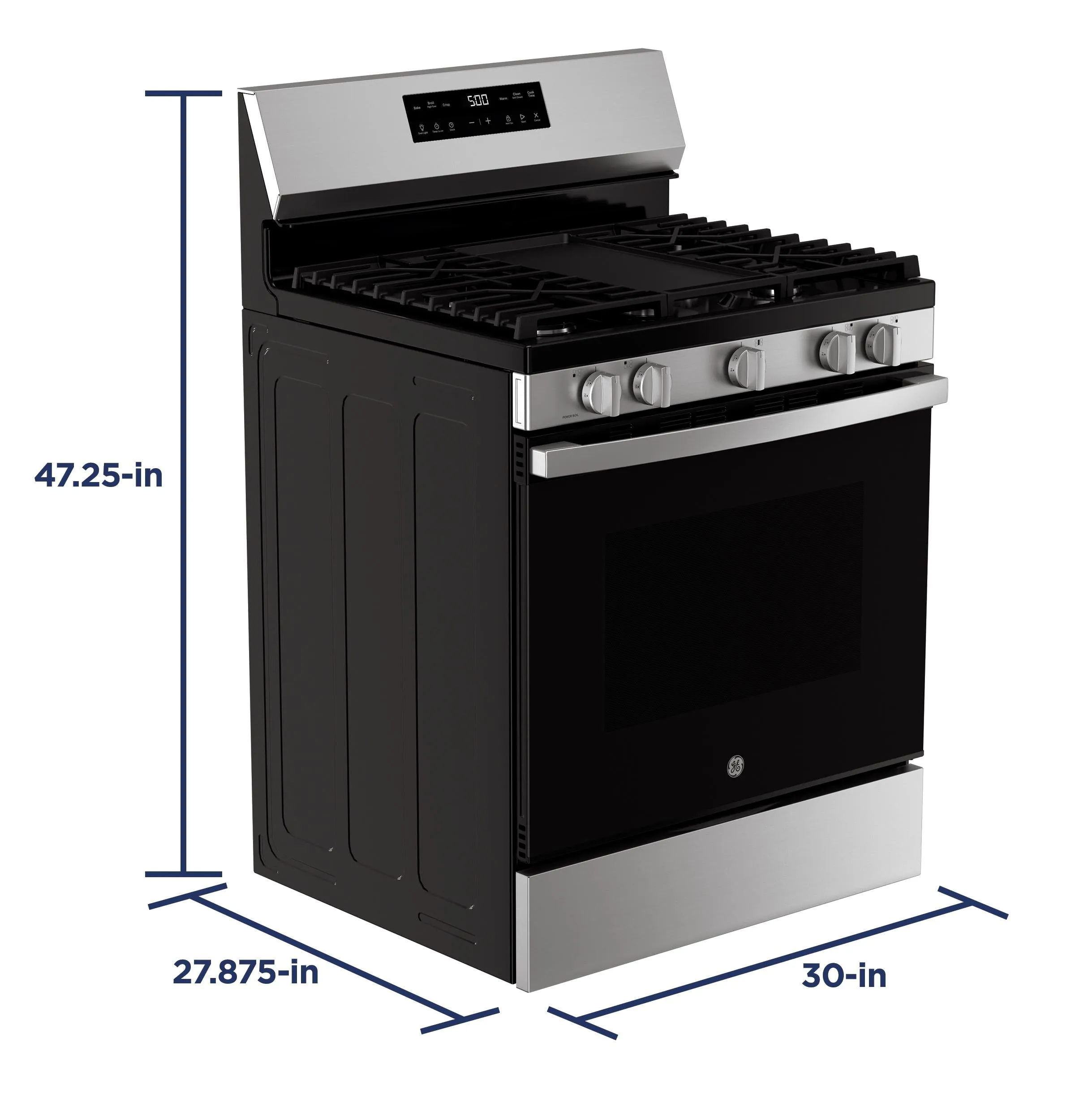 Ge Appliances GGF500PVSS Ge 30 Free-Standing Gas Range With Crisp Mode
