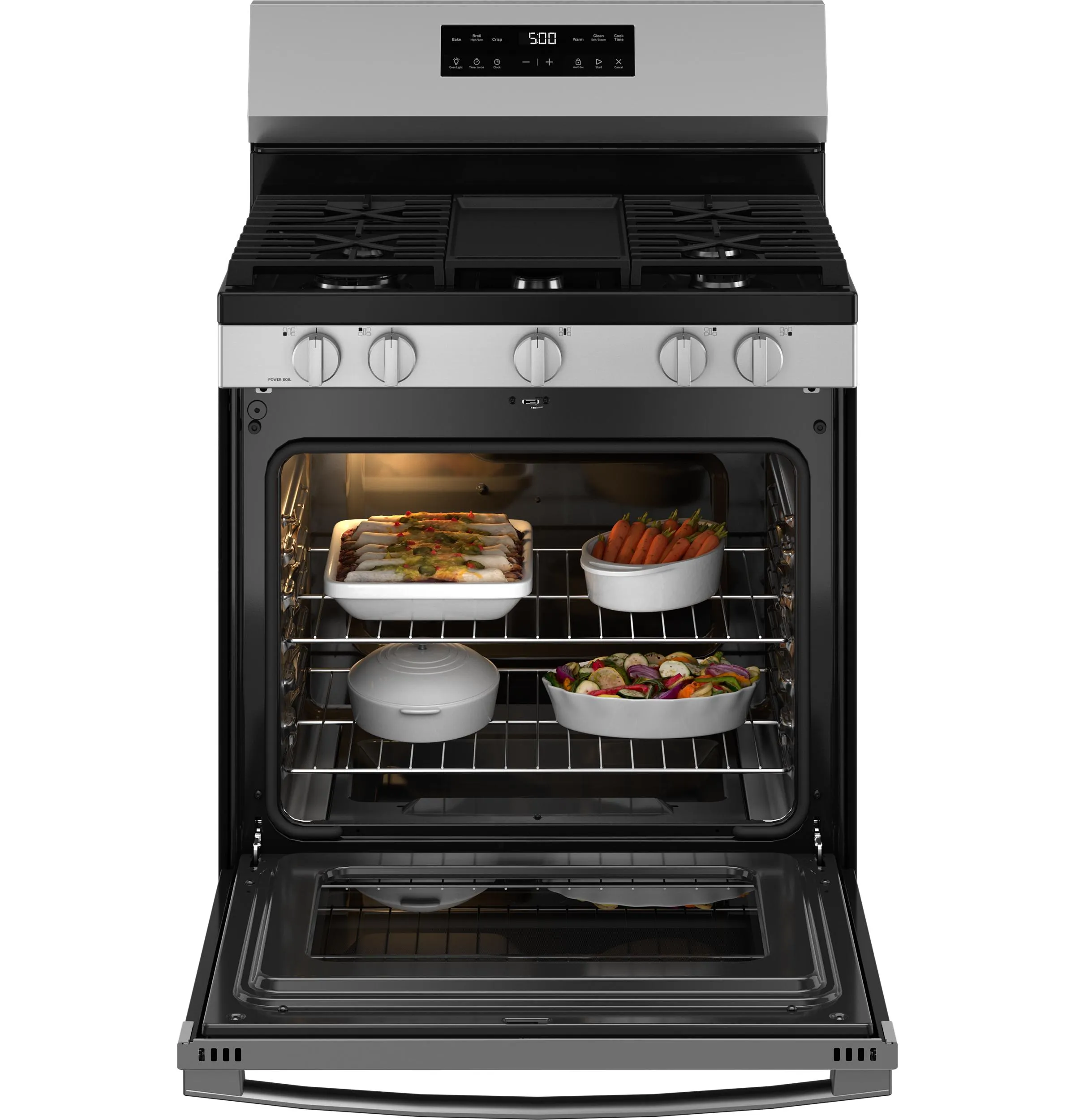 Ge Appliances GGF500PVSS Ge 30 Free-Standing Gas Range With Crisp Mode