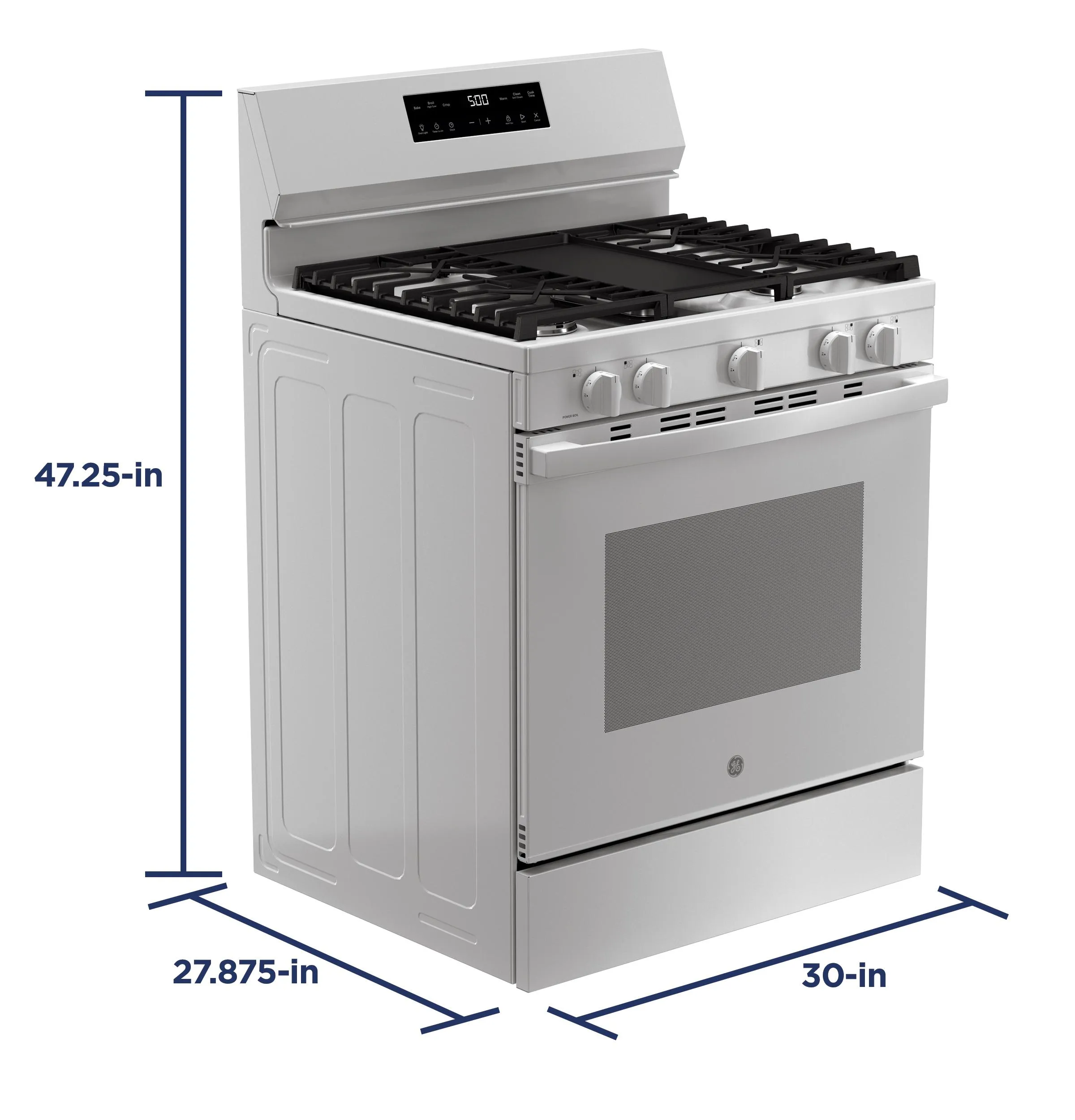 Ge Appliances GGF500PVWW Ge 30 Free-Standing Gas Range With Crisp Mode