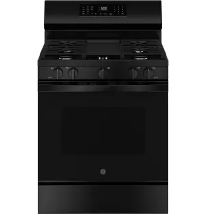 Ge Appliances GGF600AVBB Ge 30 Free-Standing Gas Convection Range With No Preheat Air Fry And Easywash&#8482; Oven Tray
