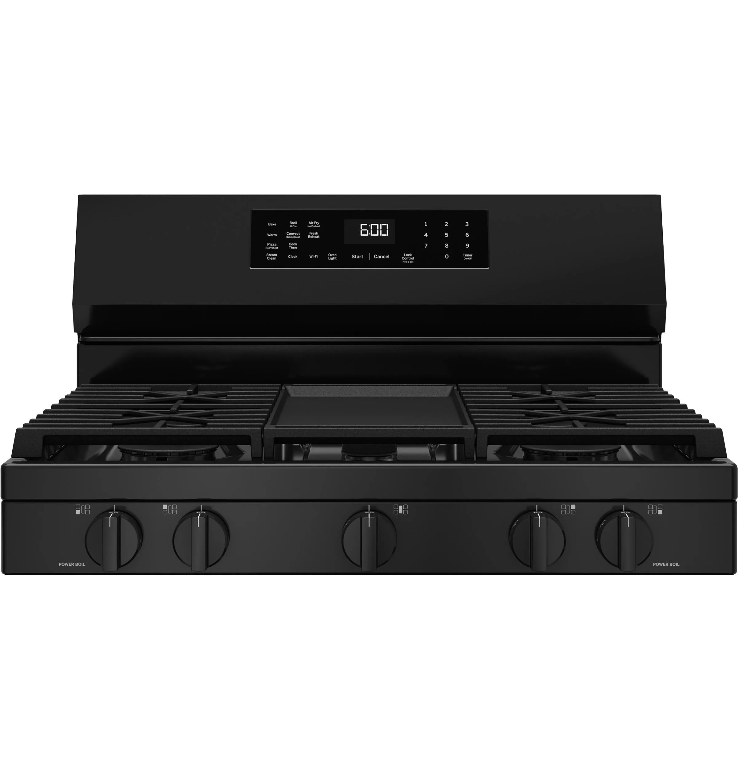 Ge Appliances GGF600AVBB Ge 30 Free-Standing Gas Convection Range With No Preheat Air Fry And Easywash&#8482; Oven Tray
