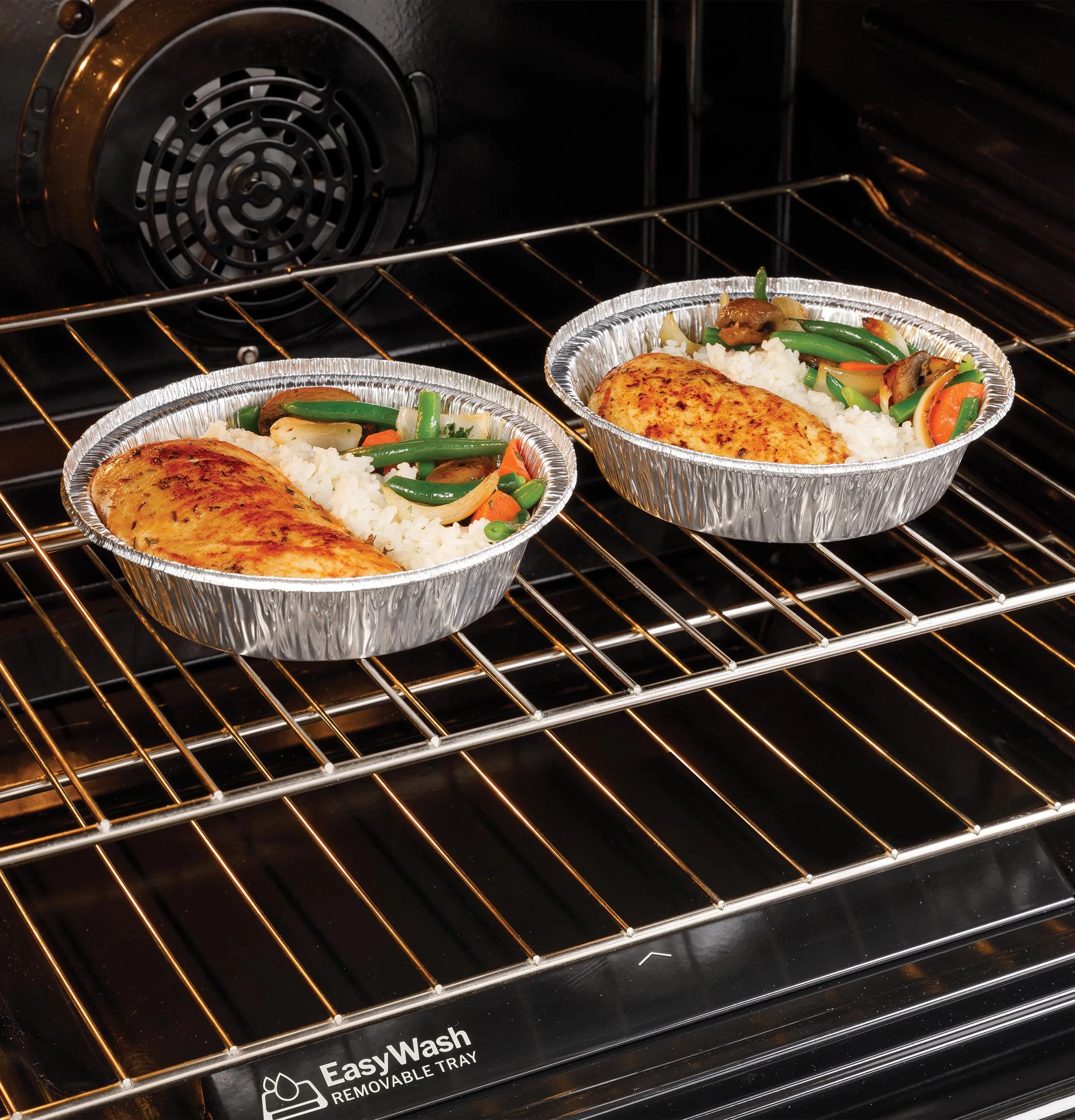 Ge Appliances GGF600AVES Ge 30 Free-Standing Gas Convection Range With No Preheat Air Fry And Easywash&#8482; Oven Tray