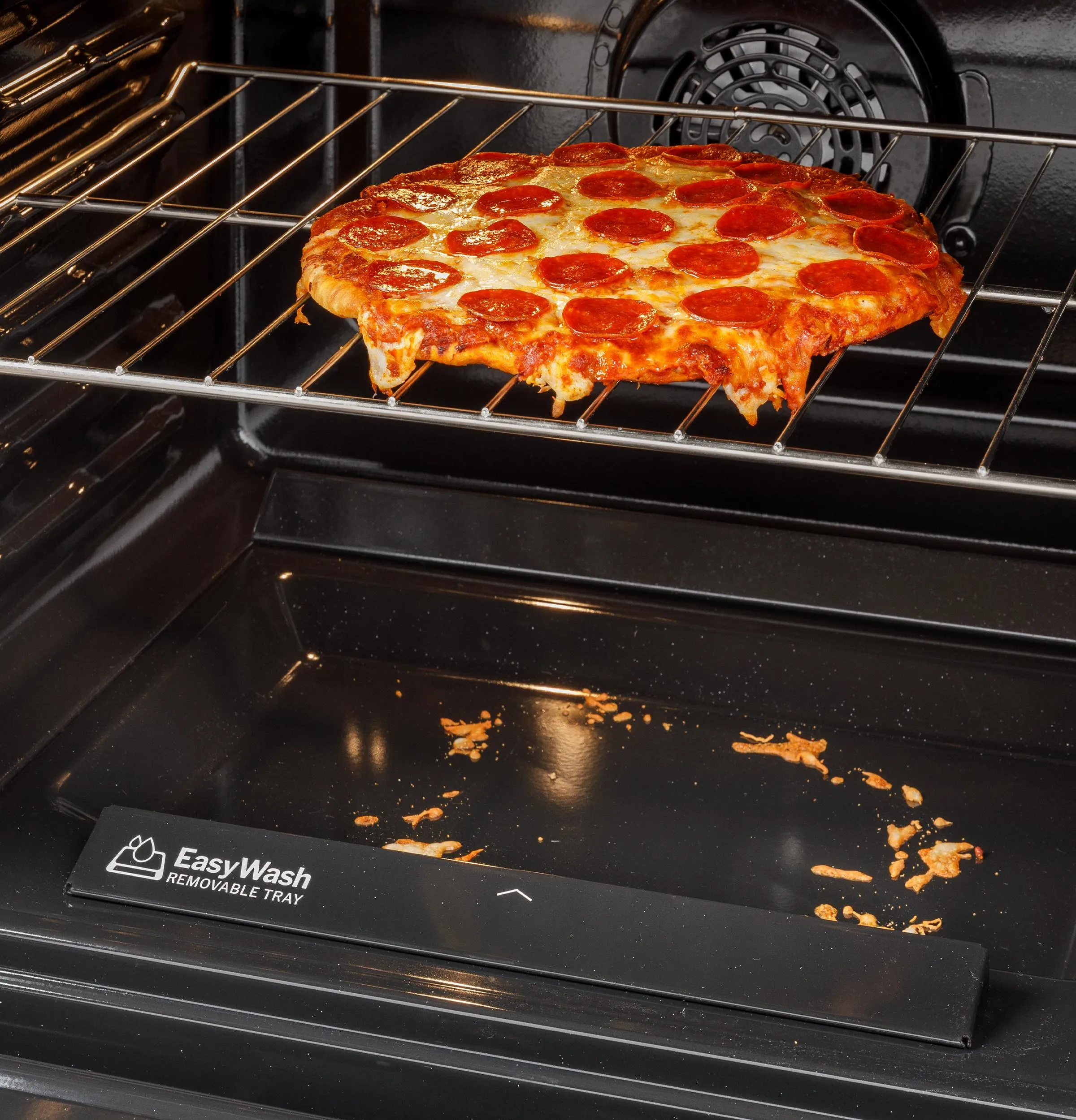 Ge Appliances GGF600AVES Ge 30 Free-Standing Gas Convection Range With No Preheat Air Fry And Easywash&#8482; Oven Tray