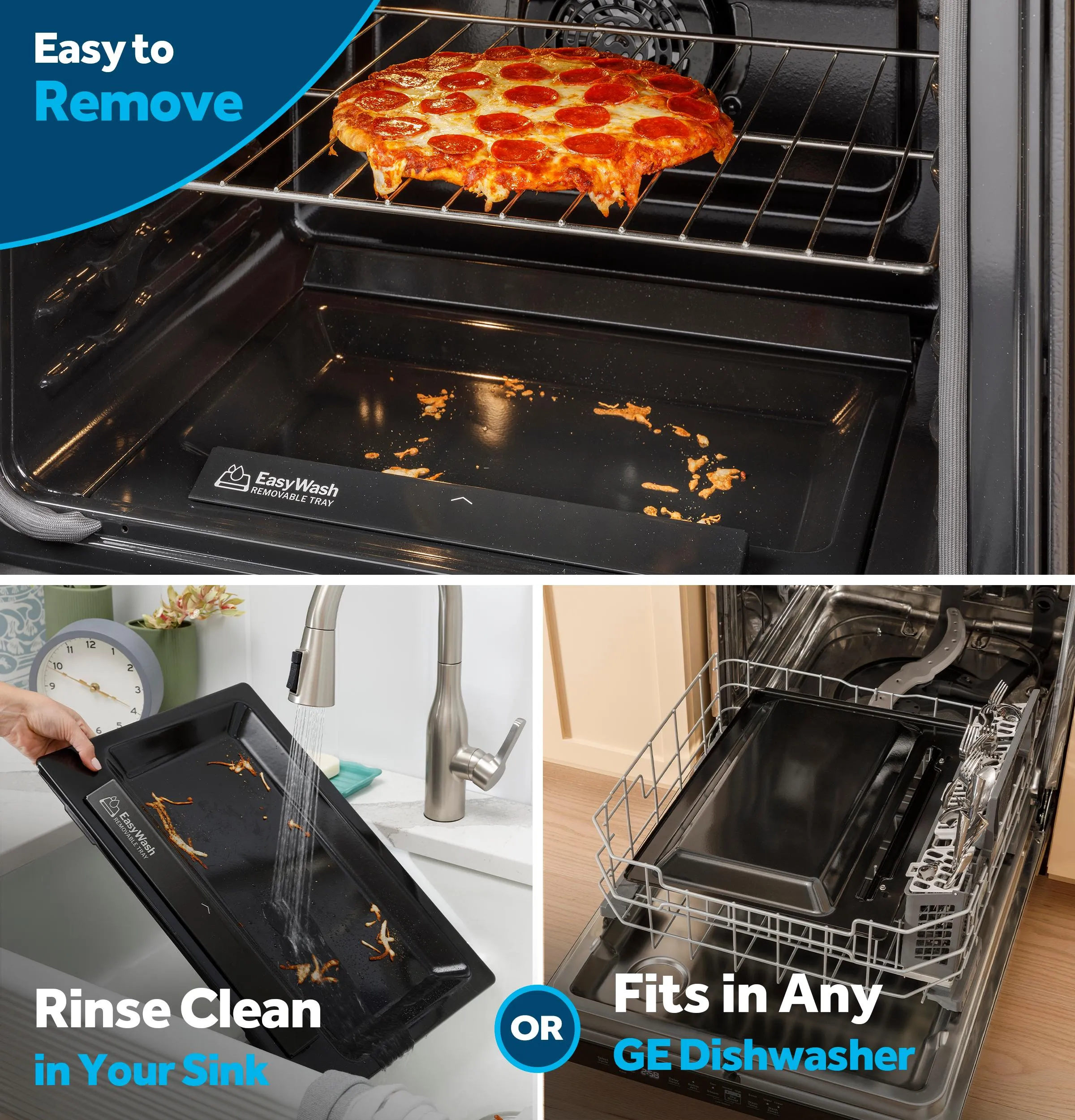 Ge Appliances GGF600AVES Ge 30 Free-Standing Gas Convection Range With No Preheat Air Fry And Easywash&#8482; Oven Tray