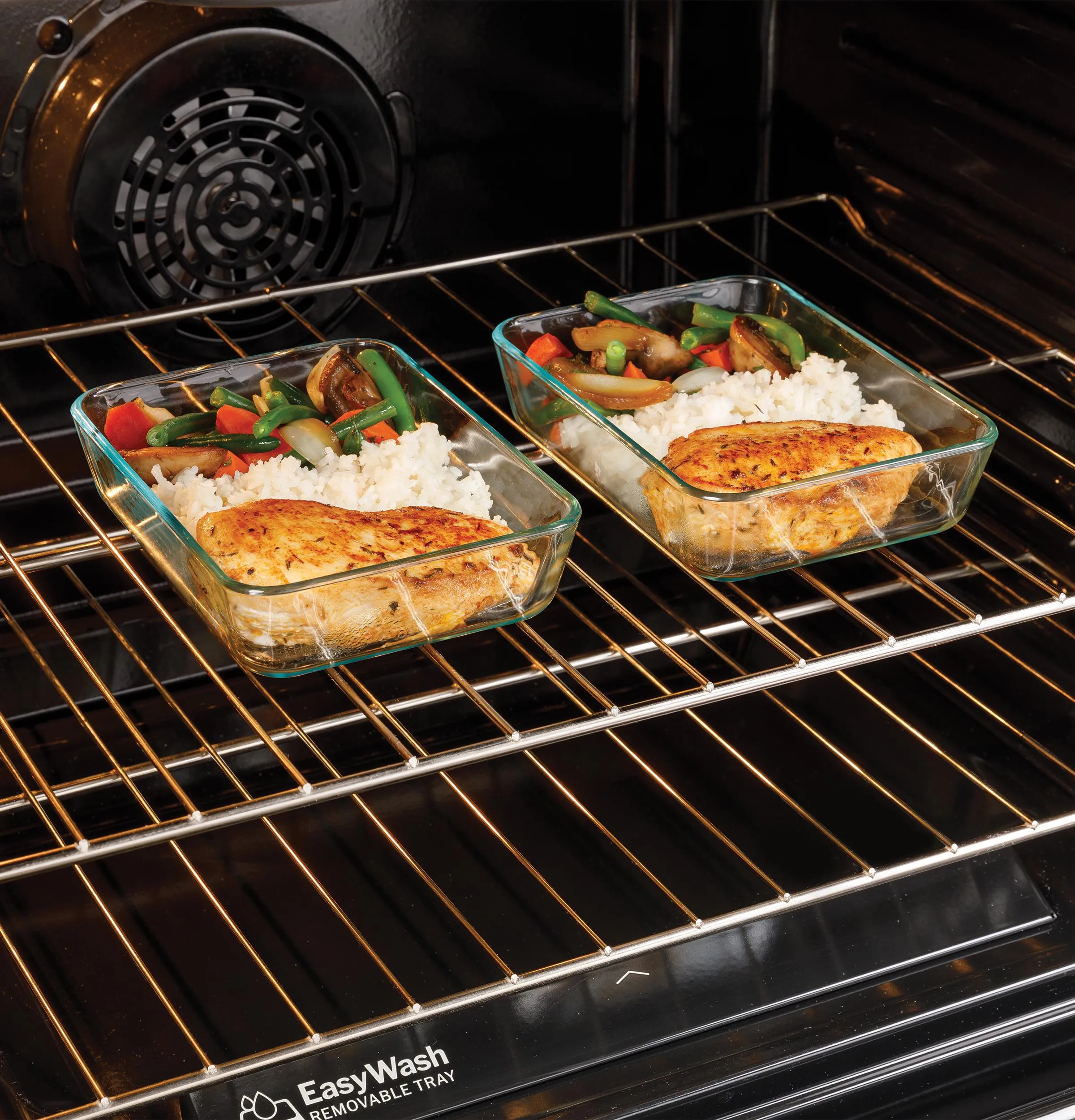 Ge Appliances GGF600AVES Ge 30 Free-Standing Gas Convection Range With No Preheat Air Fry And Easywash&#8482; Oven Tray