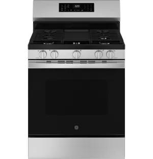Ge Appliances GGF600AVSS Ge 30 Free-Standing Gas Convection Range With No Preheat Air Fry And Easywash&#8482; Oven Tray