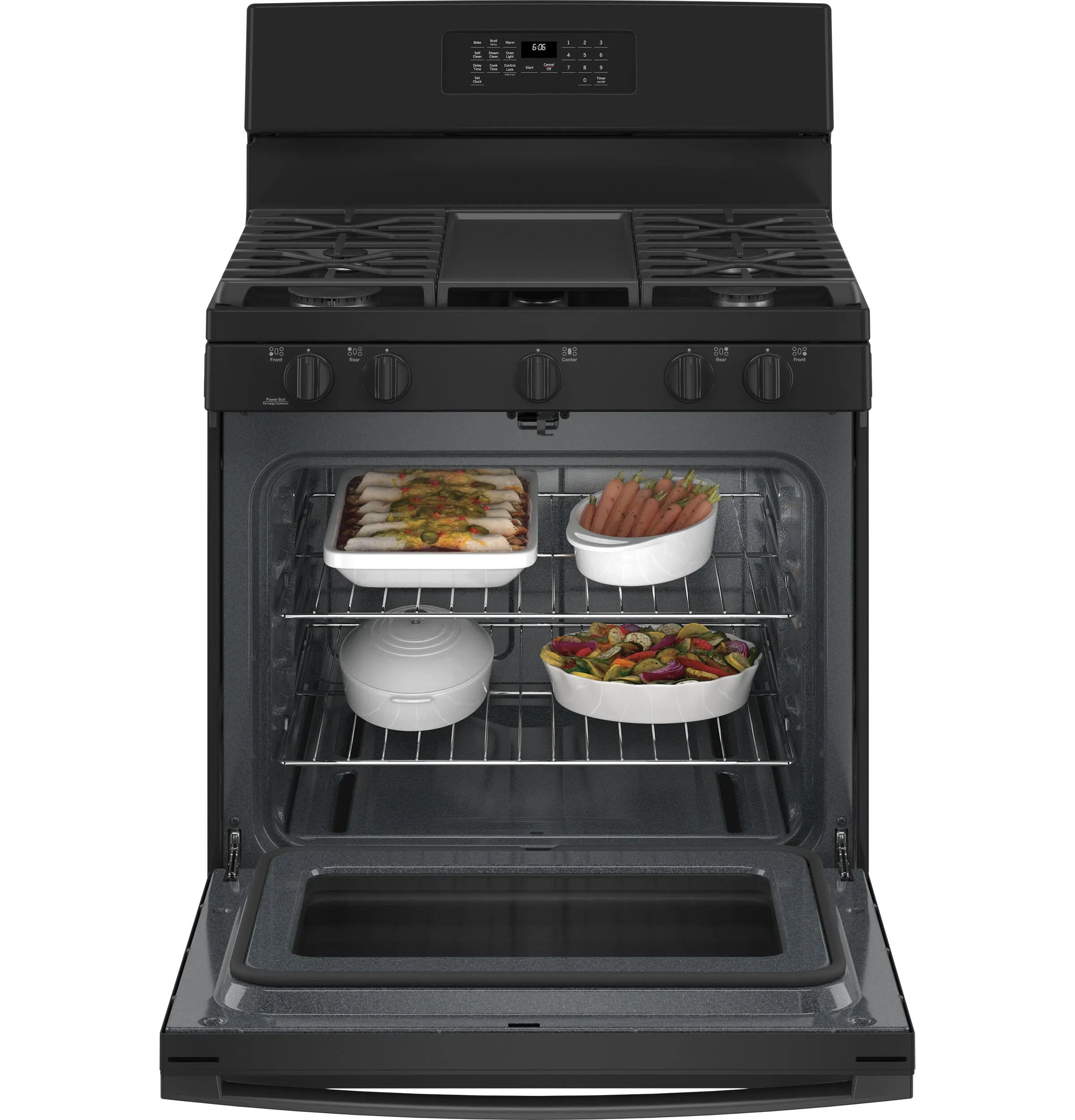 Ge Appliances JGB660DPBB Ge 30 Free-Standing Gas Range